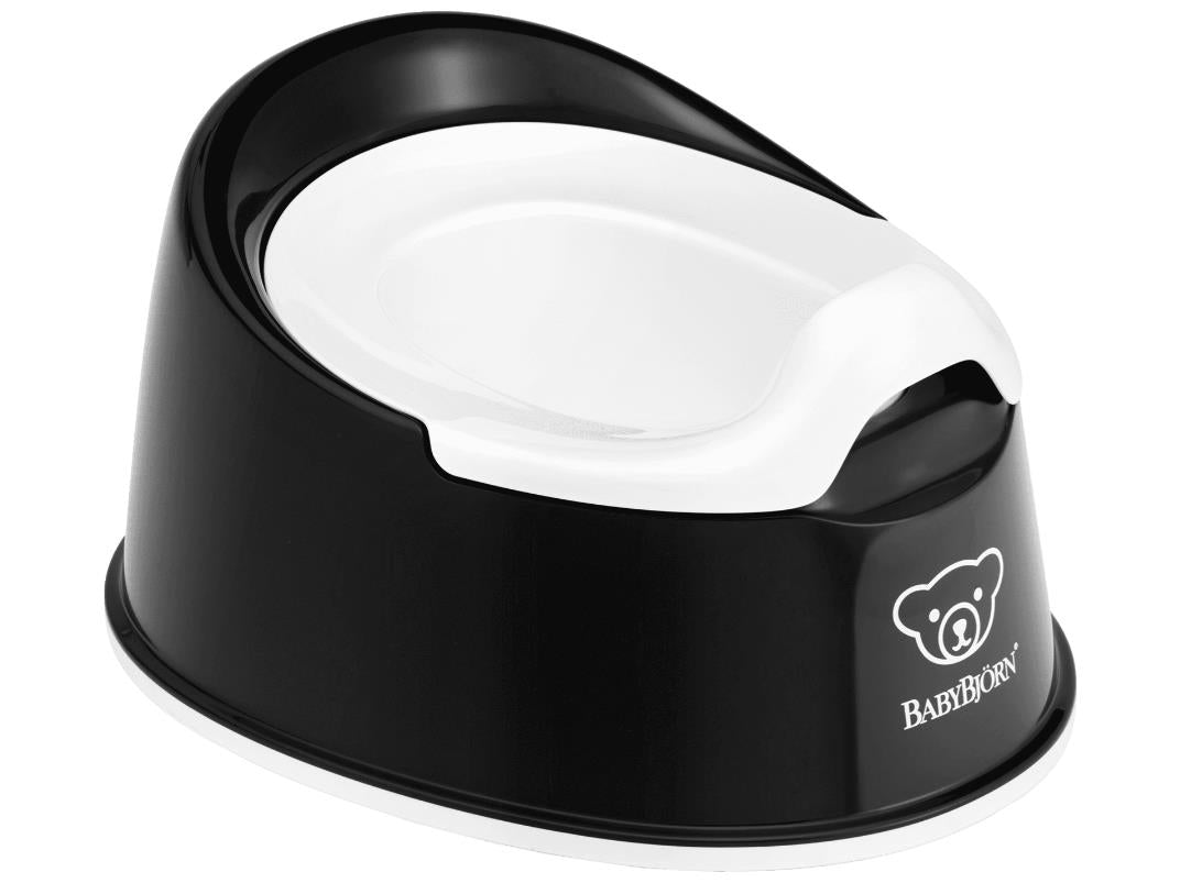 BabyBjörn Topf Clever schwarz/weiss