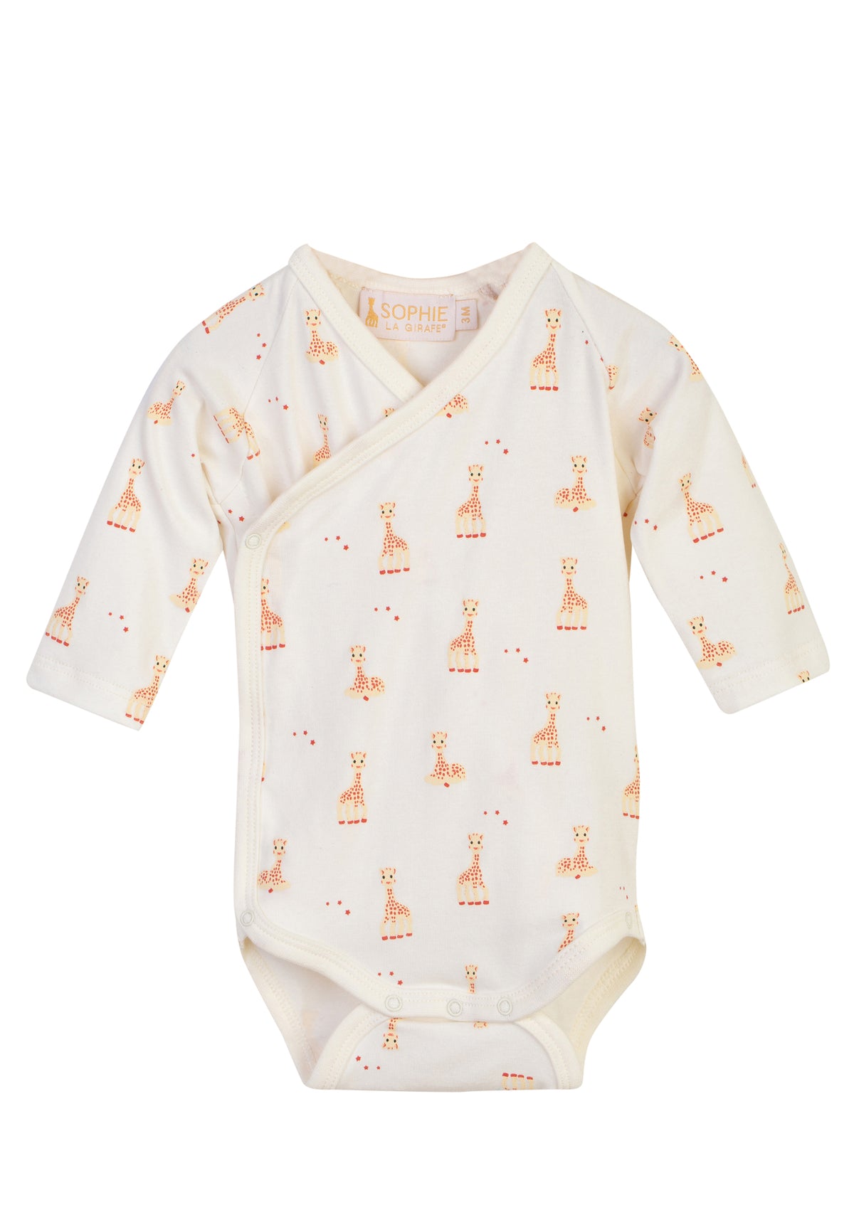 Sophie La Girafe Wickelbody snow white
