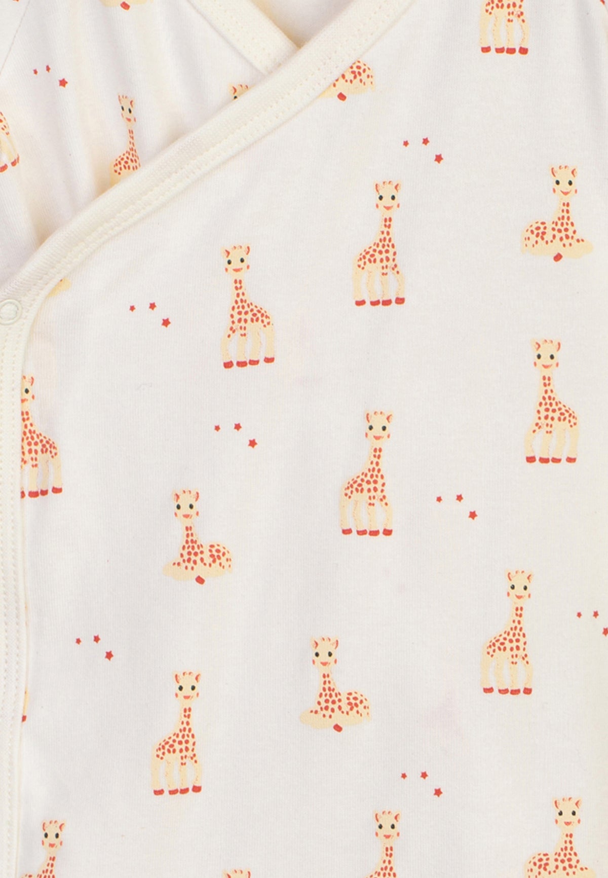 Sophie La Girafe Wickelbody snow white