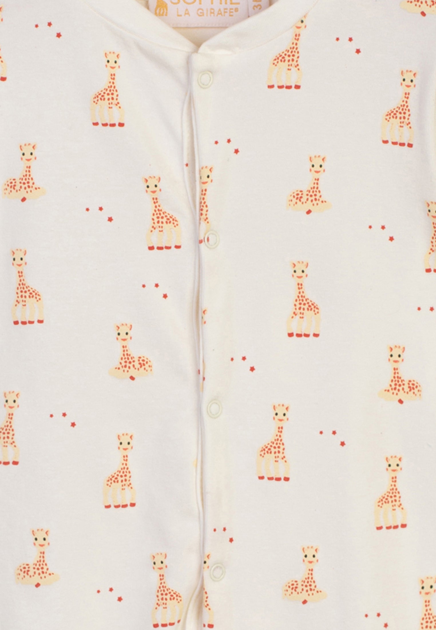Sophie La Girafe Strampler snow white