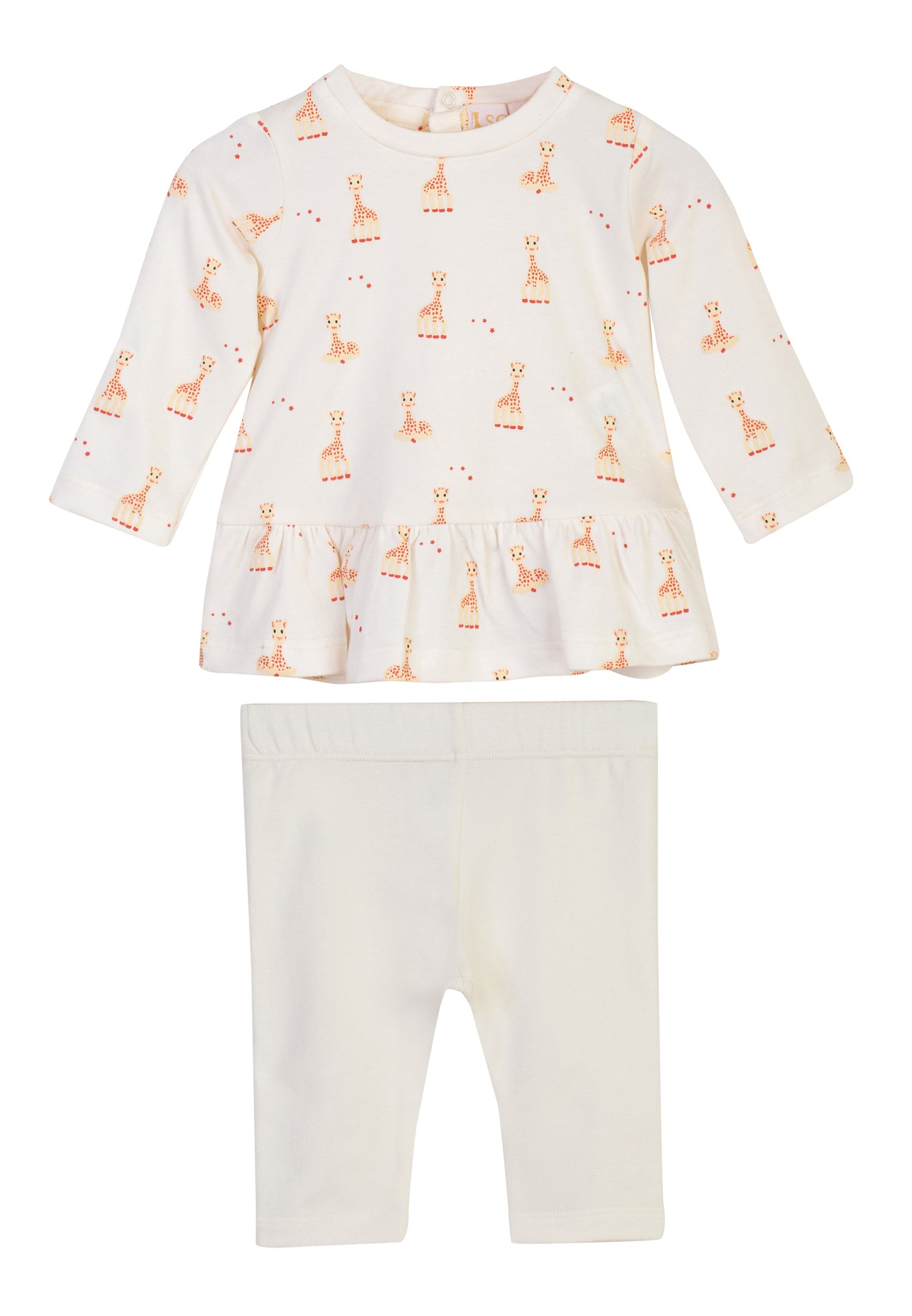 Sophie La Girafe Set 2-teilig snow white