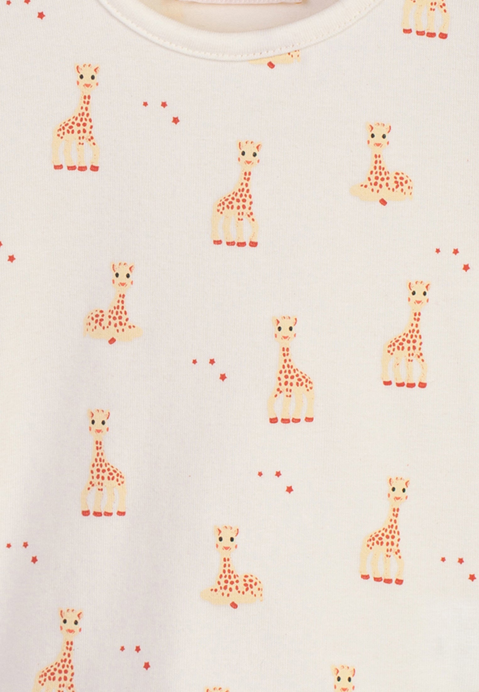 Sophie La Girafe Langarmshirt snow white