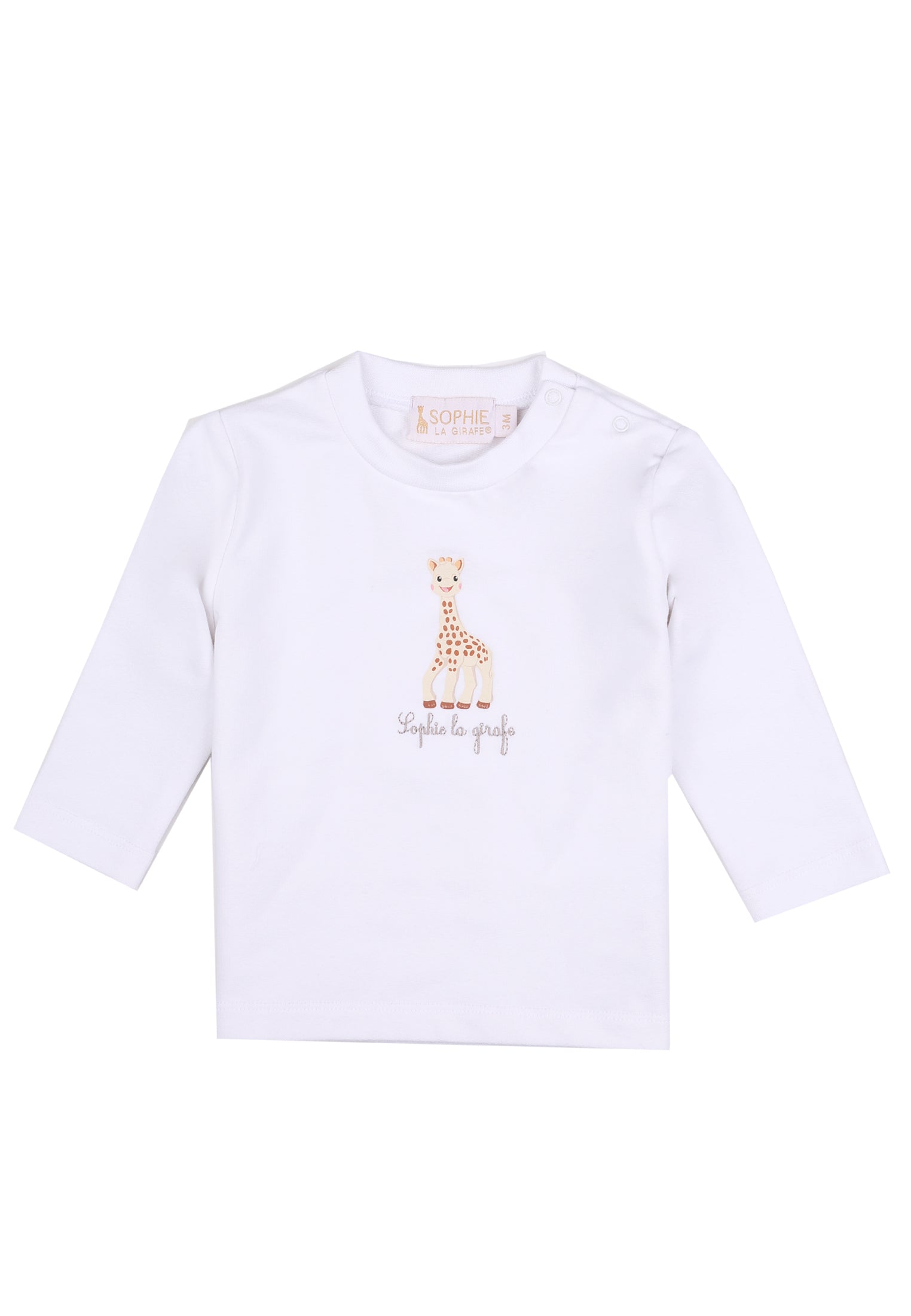Sophie La Girafe Langarmshirt snow white