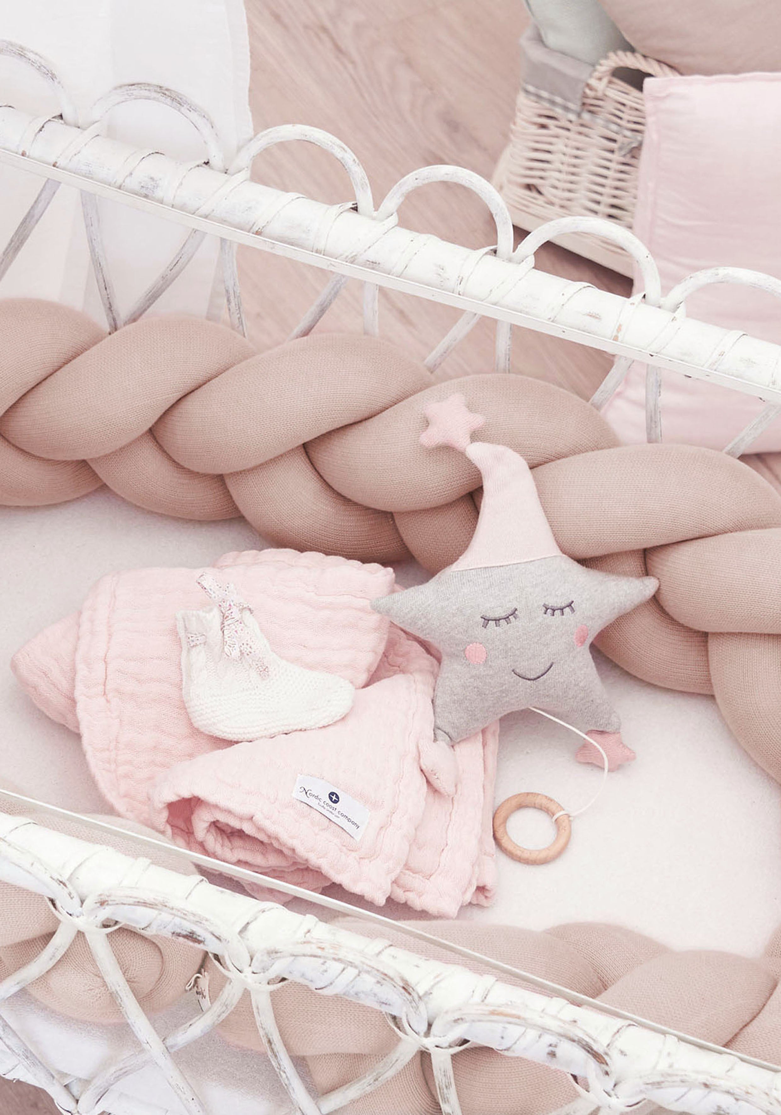 Nordic coast Bettschlange geflochten Strick