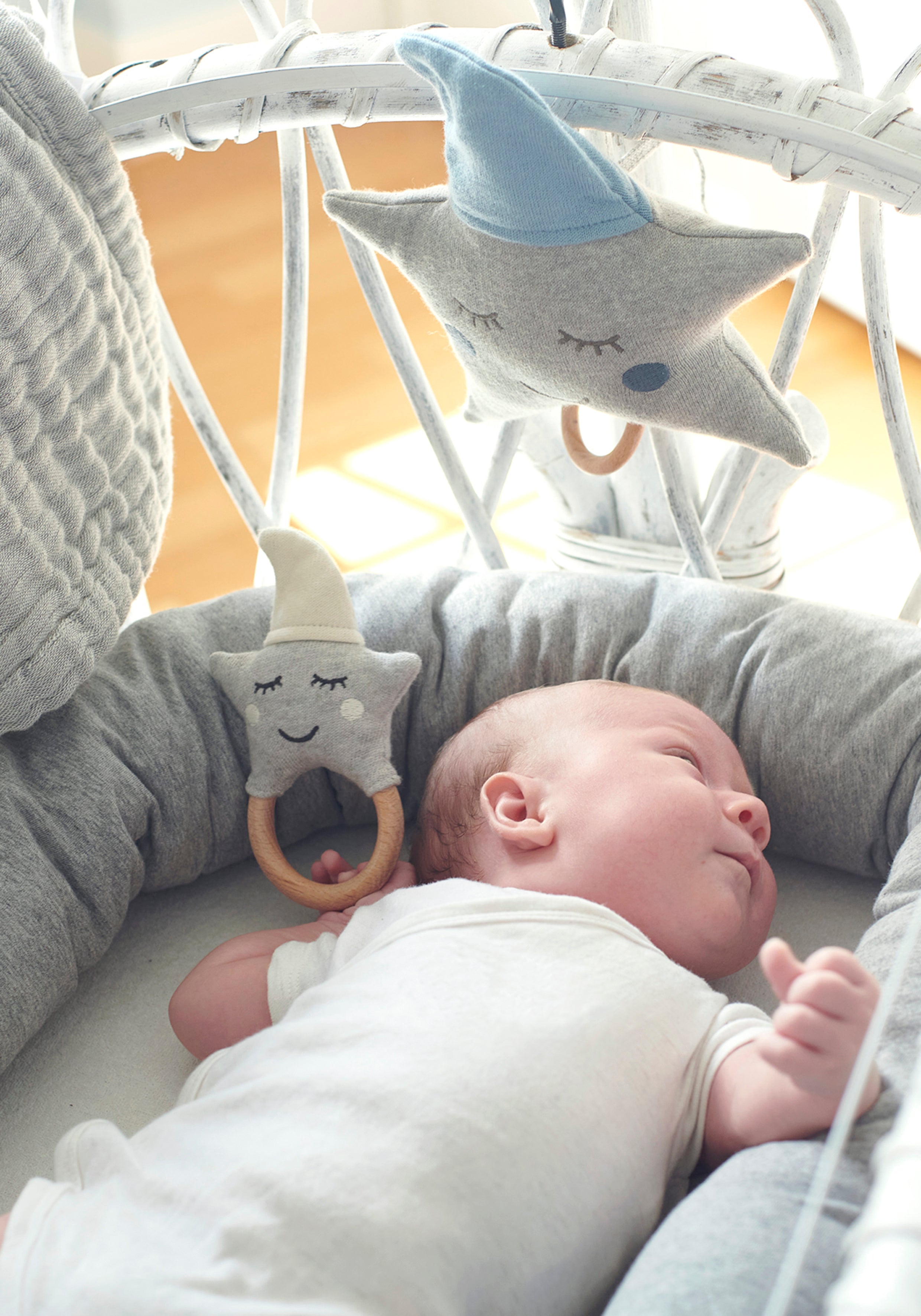 Nordic coast Baby Rassel Stern