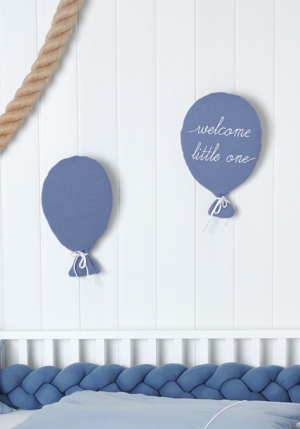 Nordic coast Ballon-Kissen “Welcome Little One”