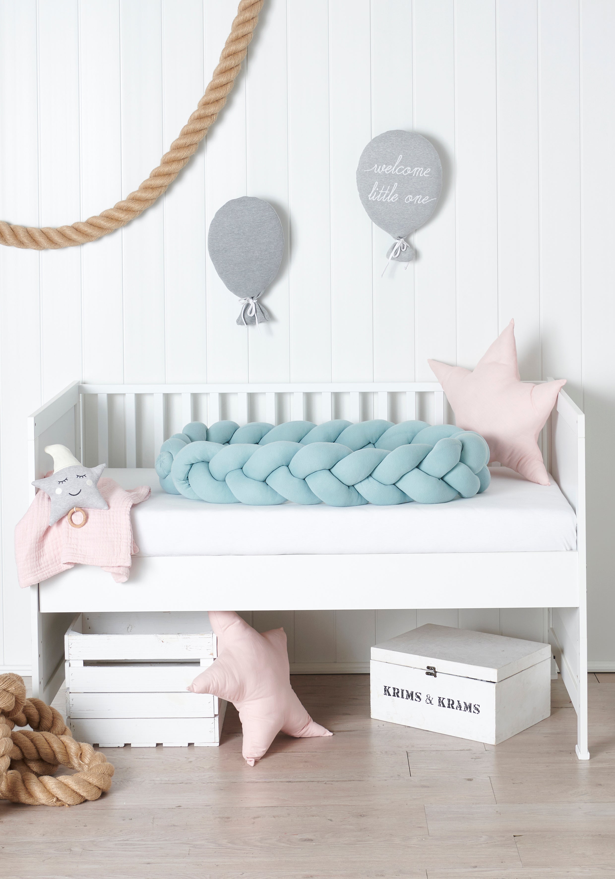 Nordic coast Ballon-Kissen “Welcome Little One”