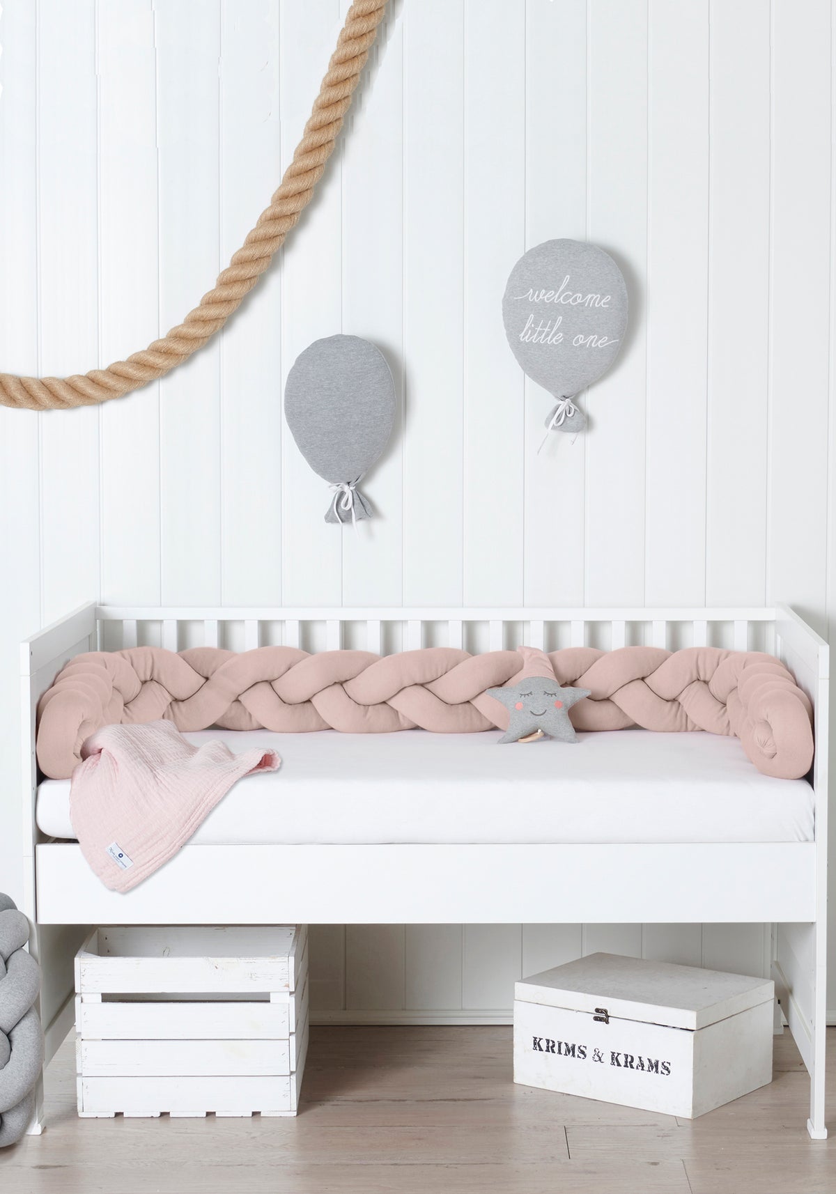 Nordic coast Bettschlange geflochten Strick XL