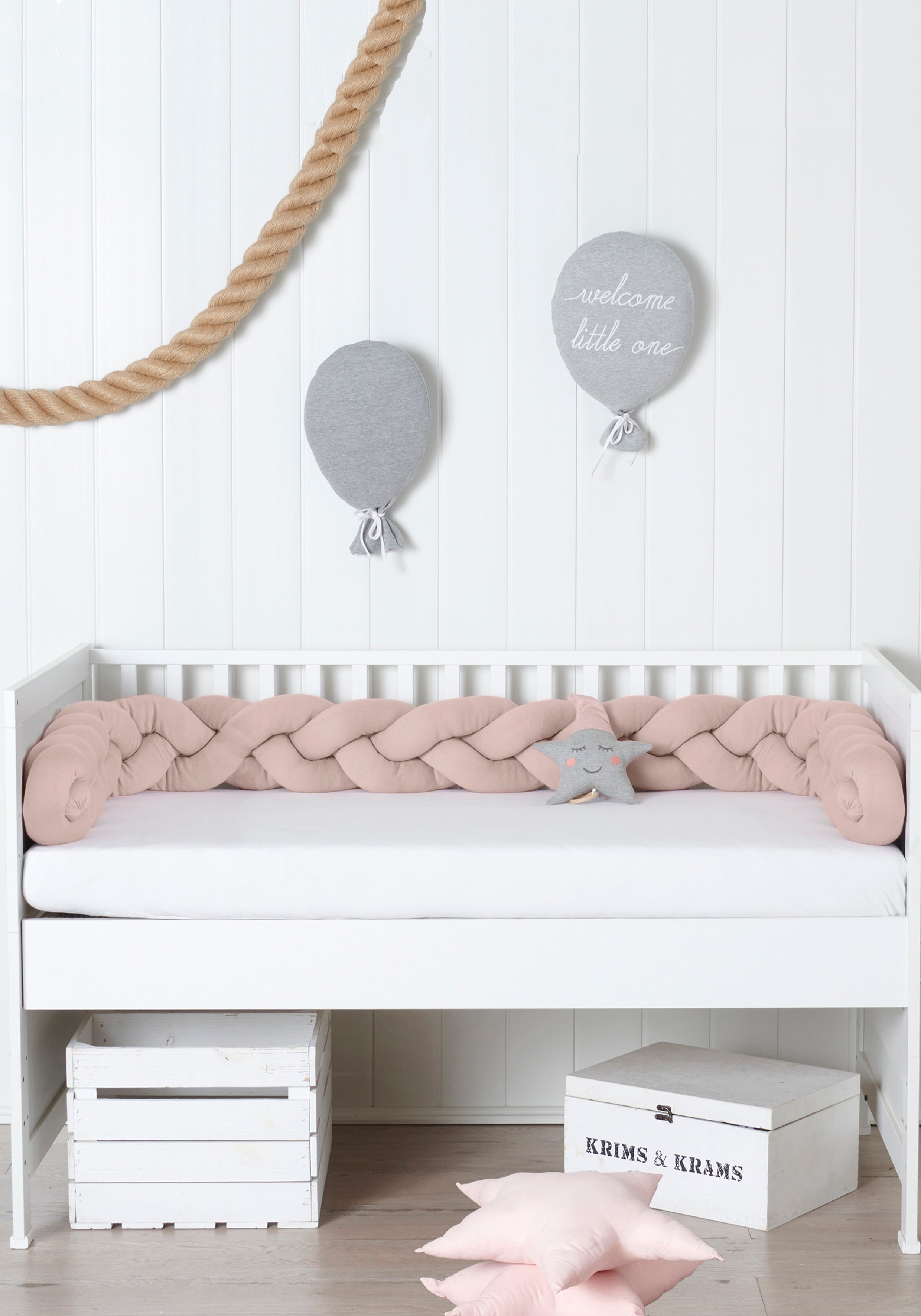 Nordic coast Bettschlange geflochten Strick XL