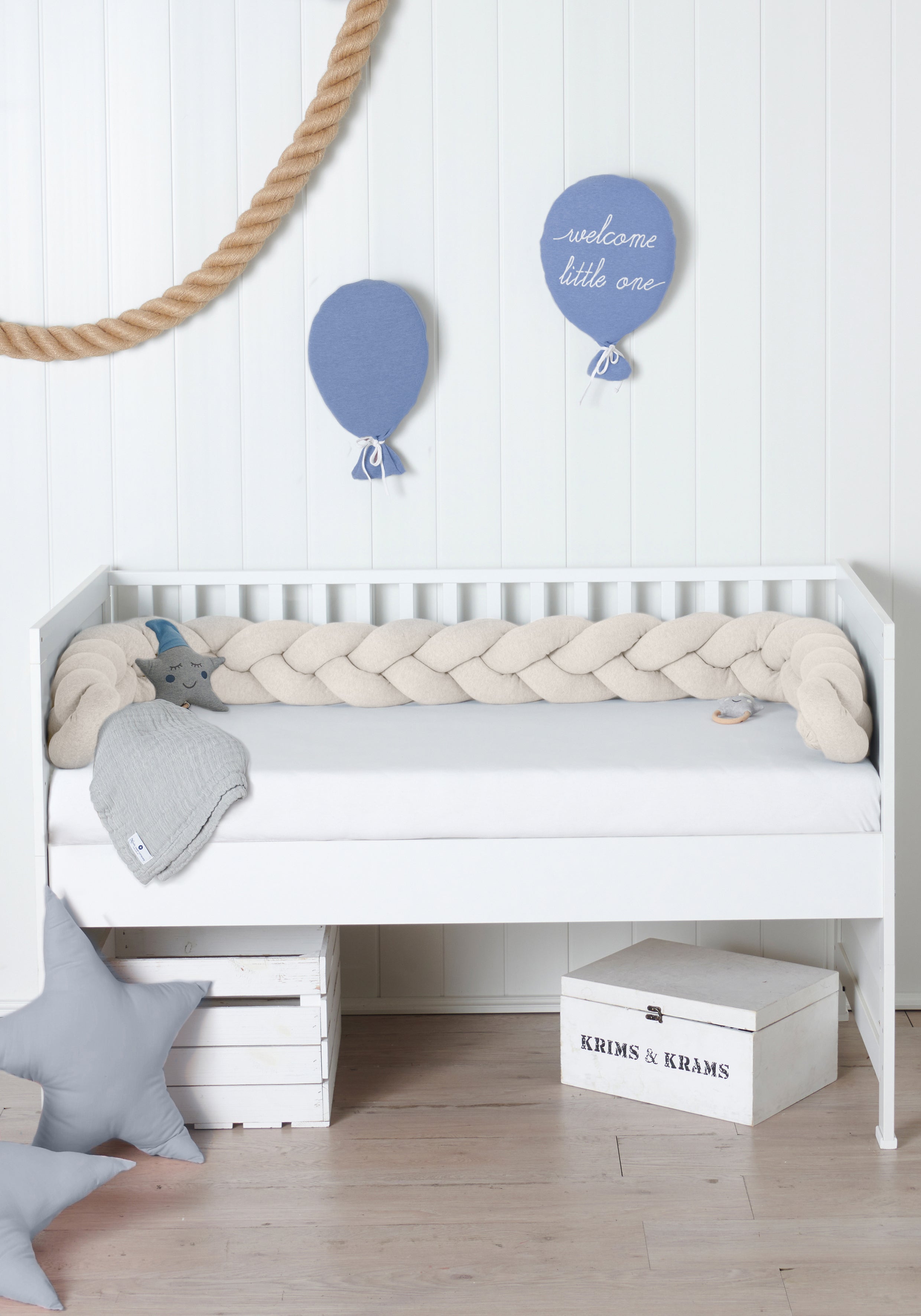 Nordic coast Bettschlange geflochten Strick XL