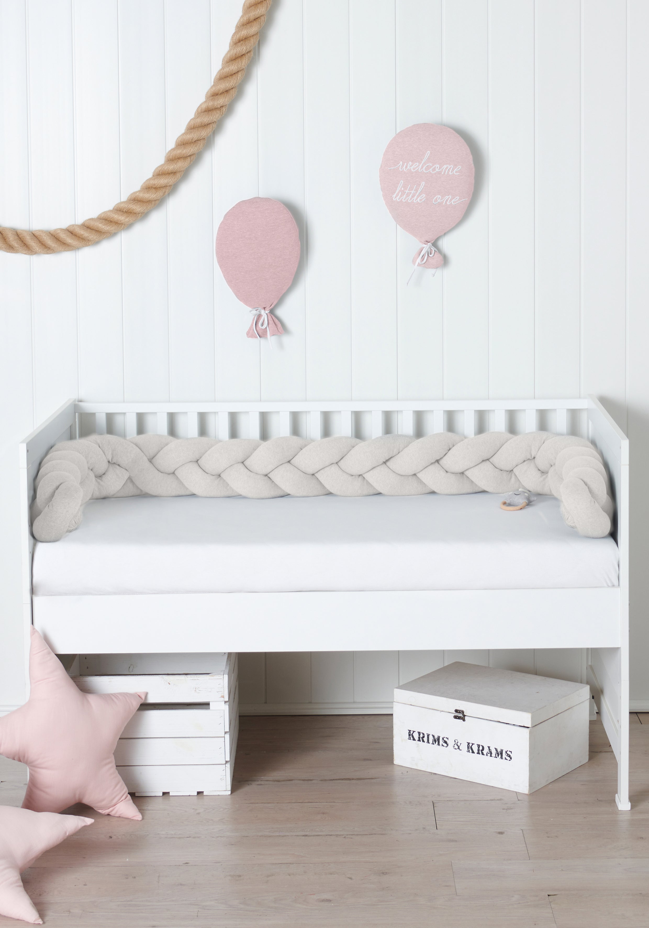 Nordic coast Bettschlange geflochten Strick XL