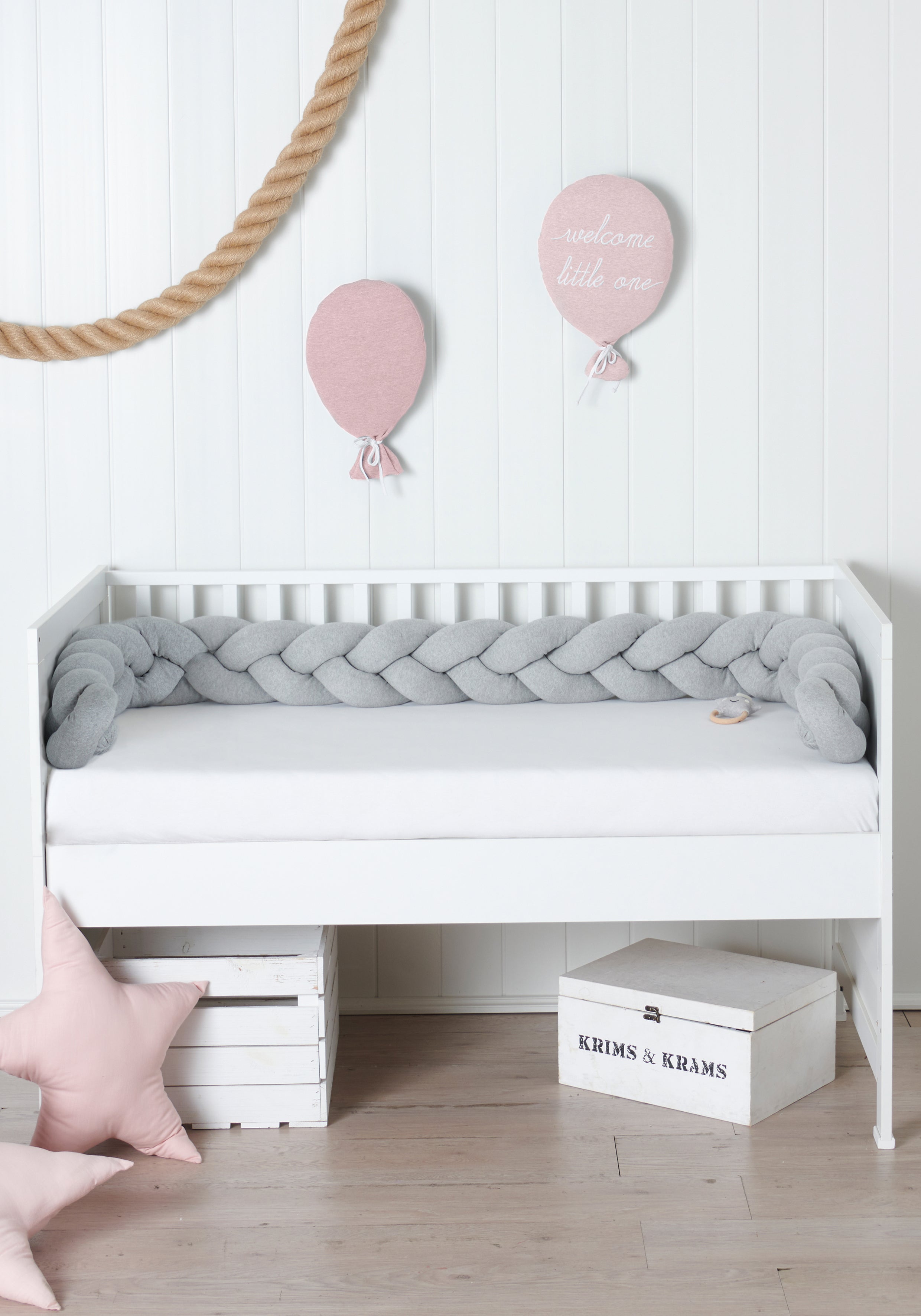 Nordic coast Bettschlange geflochten Strick XL