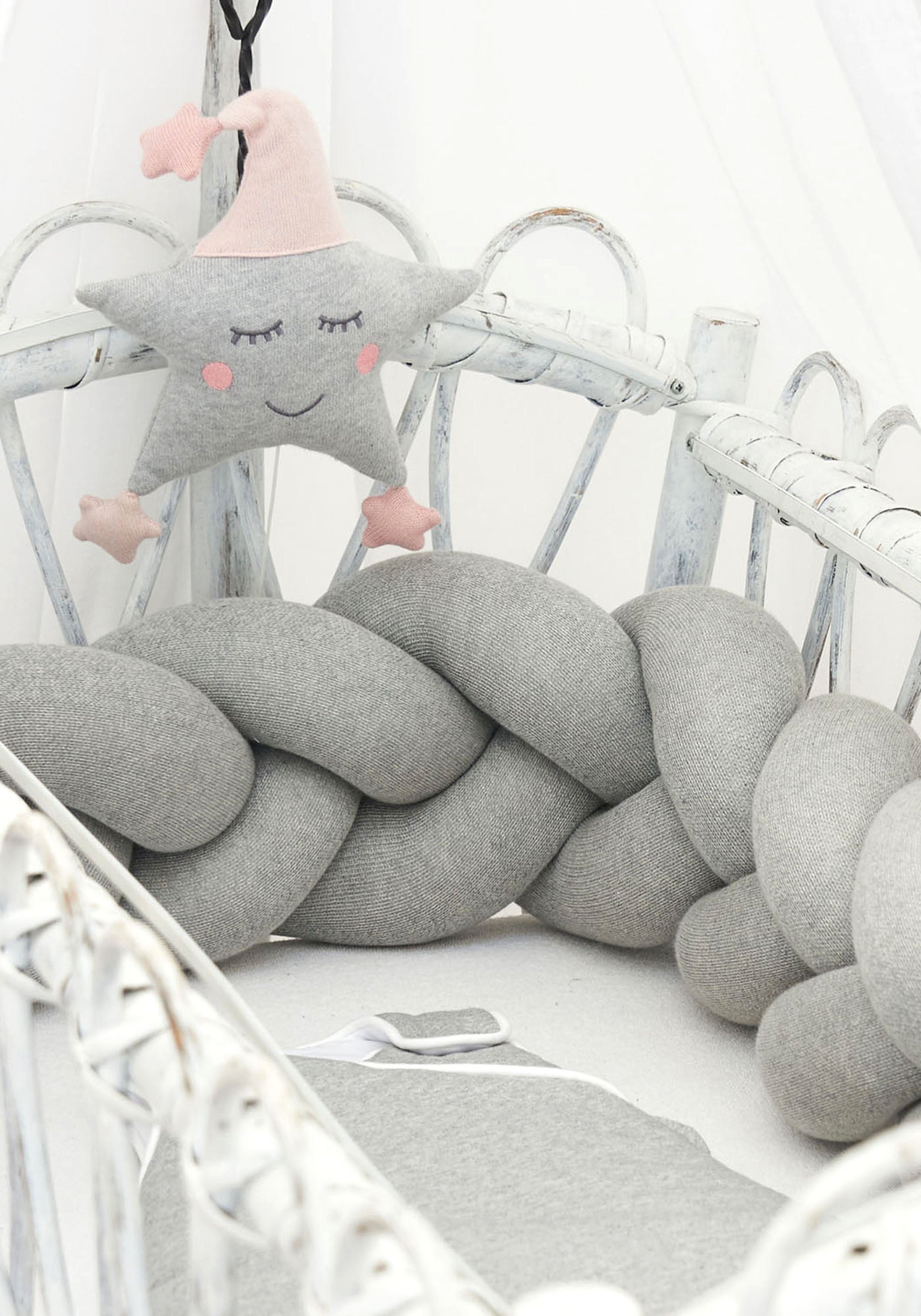 Nordic coast Bettschlange geflochten Strick XL