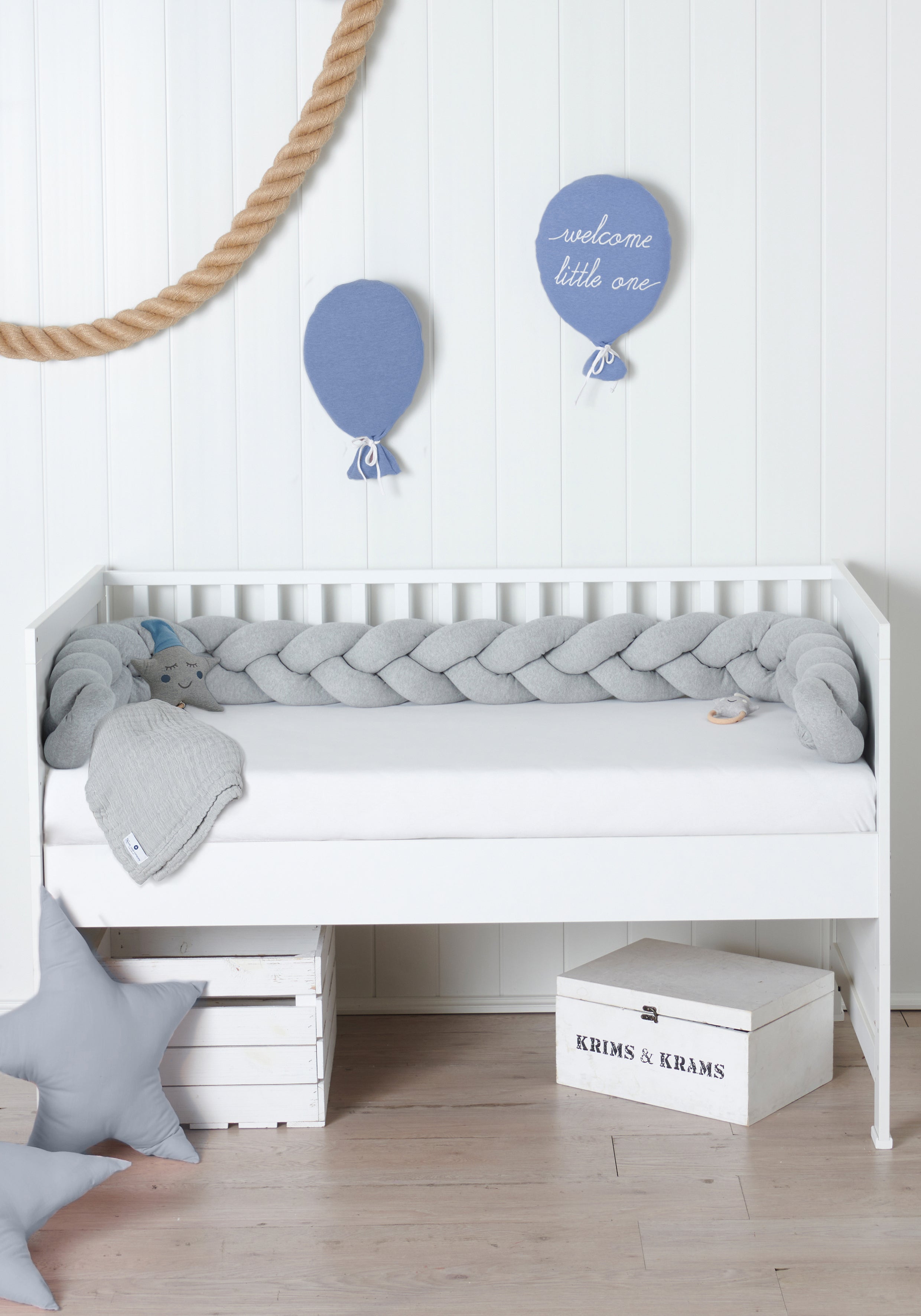 Nordic coast Bettschlange geflochten Strick XL