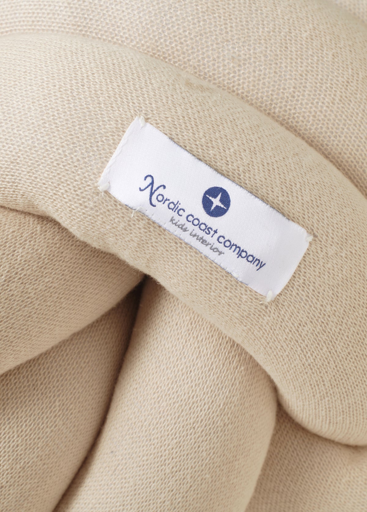Nordic coast Knotenkissen Strick - Beige