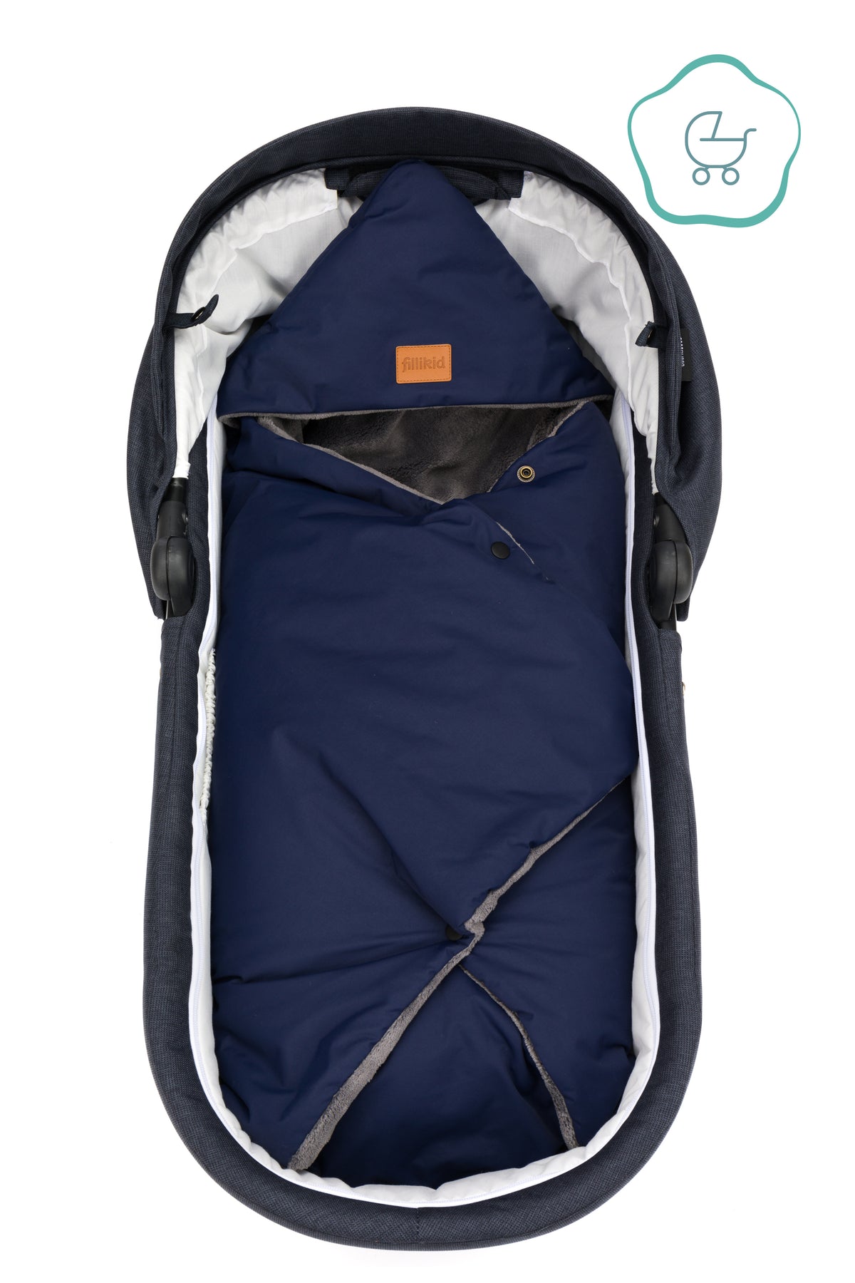 Fillikid  Winterfusssack Tanaga navy GR. 0