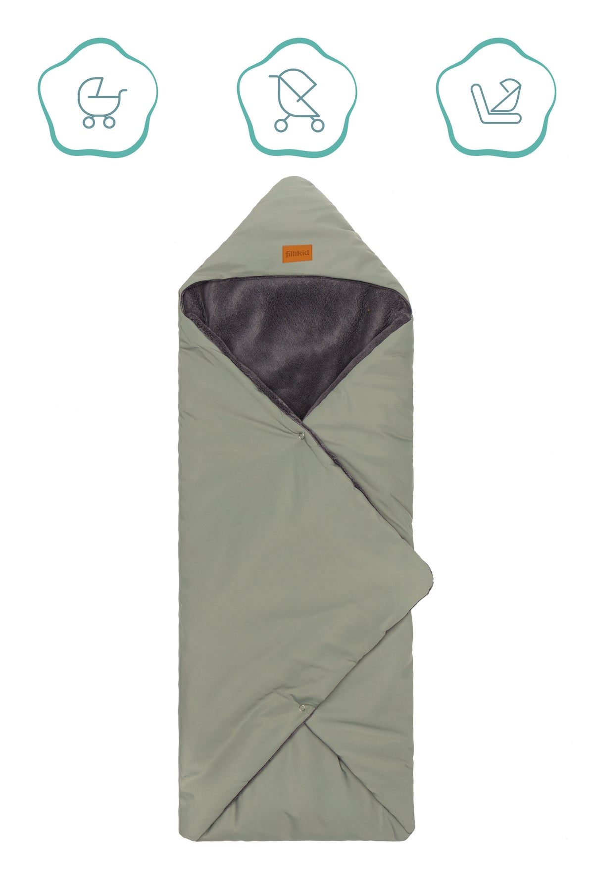 Fillikid  Winterfusssack Tanaga Salbei GR.0