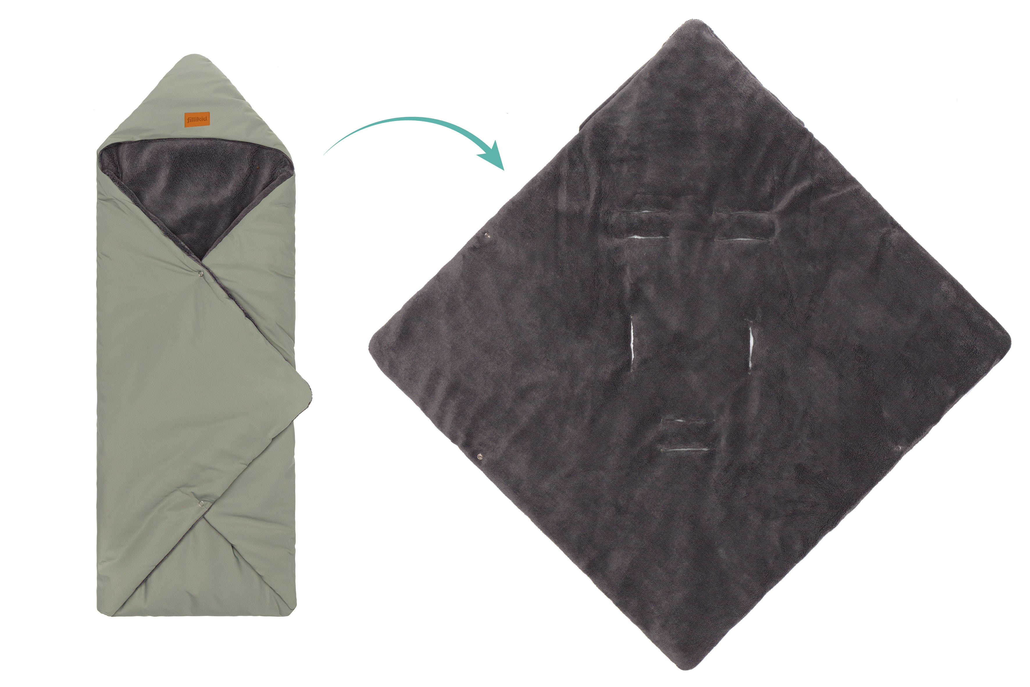 Fillikid  Winterfusssack Tanaga Salbei GR.0