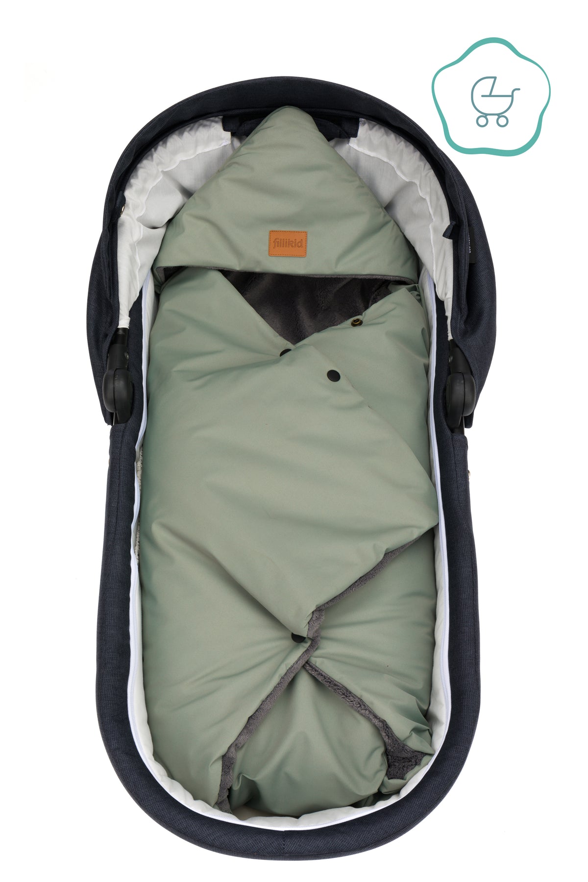 Fillikid  Winterfusssack Tanaga Salbei GR.0