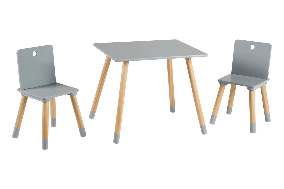 Roba Kindersitzgruppe Holz grau lackiert