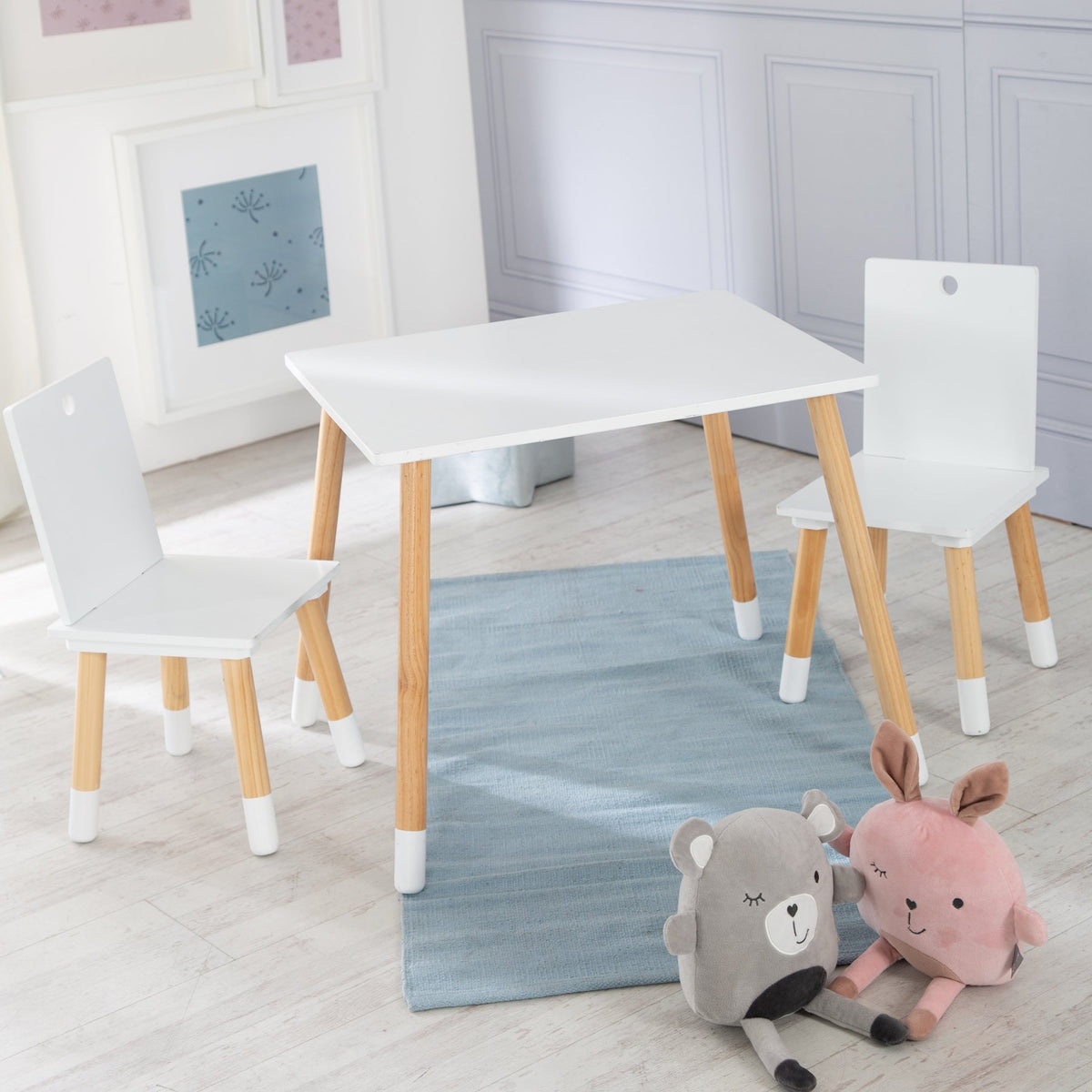Roba Kindersitzgruppe weiss lackiert