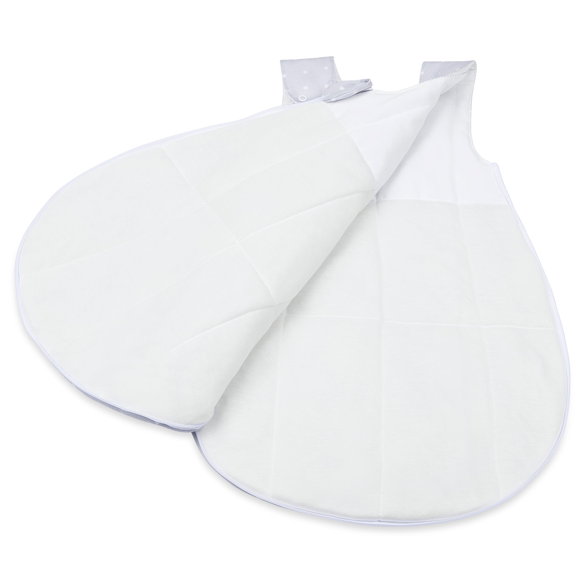 Kuli Muli Ganzjahresschlafsack Lyocell Jersey Punkte grau