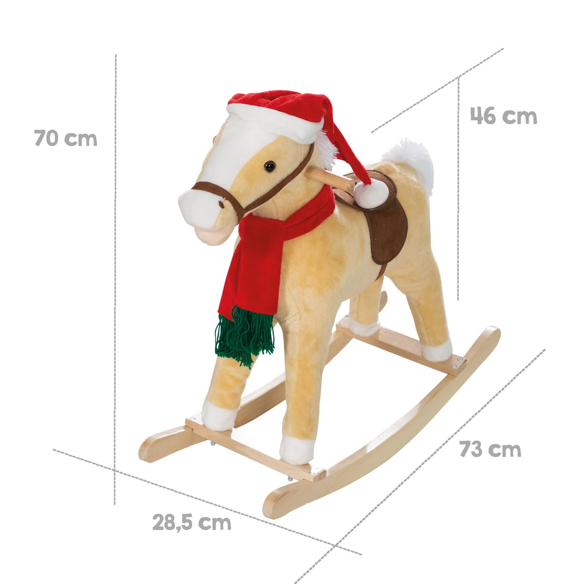 Roba Schaukelpferd mit Weihnachtsmütze &amp; Schal *Sale*
