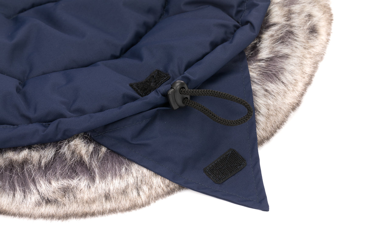 Fillikid Winterfusssack Lhotse für Wanne oder Babyschale blau