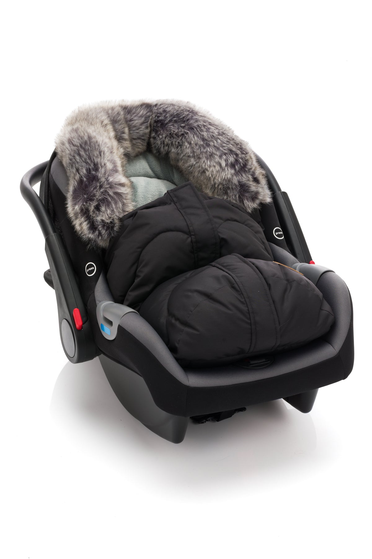 Fillikid Winterfusssack Lhotse für Wanne oder Babyschale schwarz