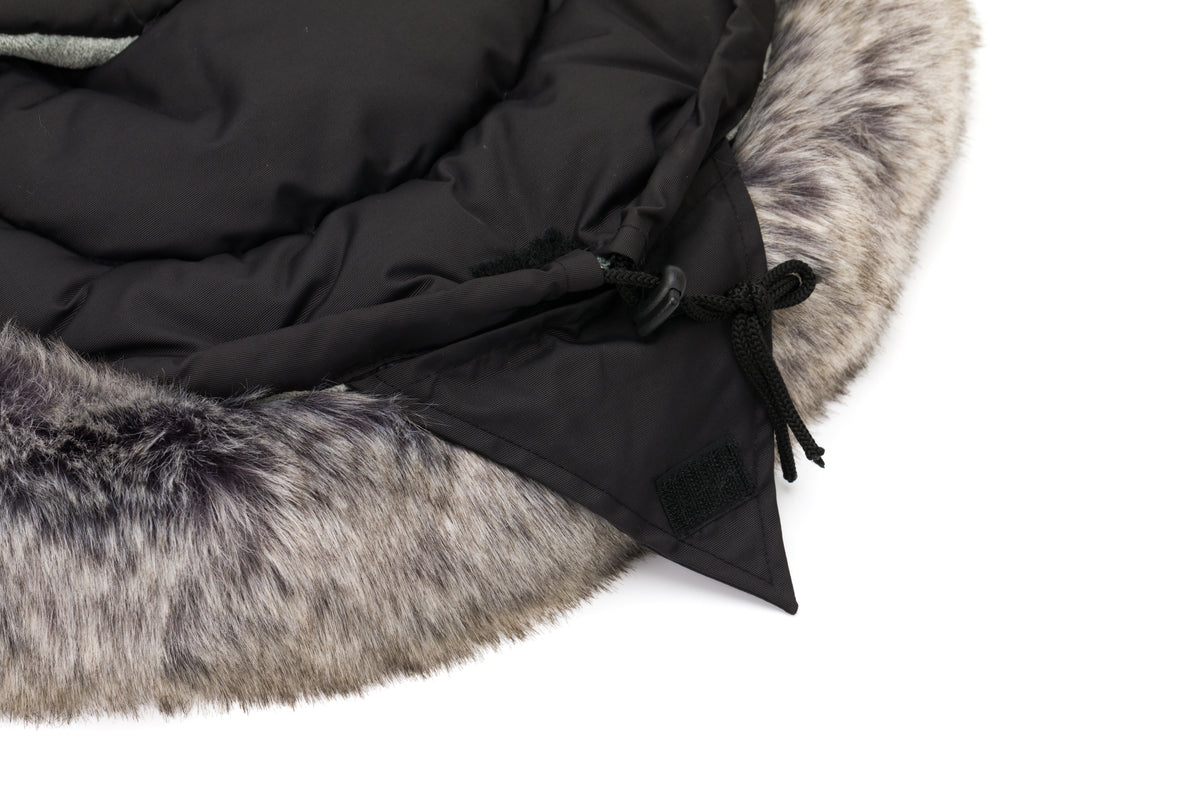 Fillikid Winterfusssack Lhotse für Wanne oder Babyschale schwarz