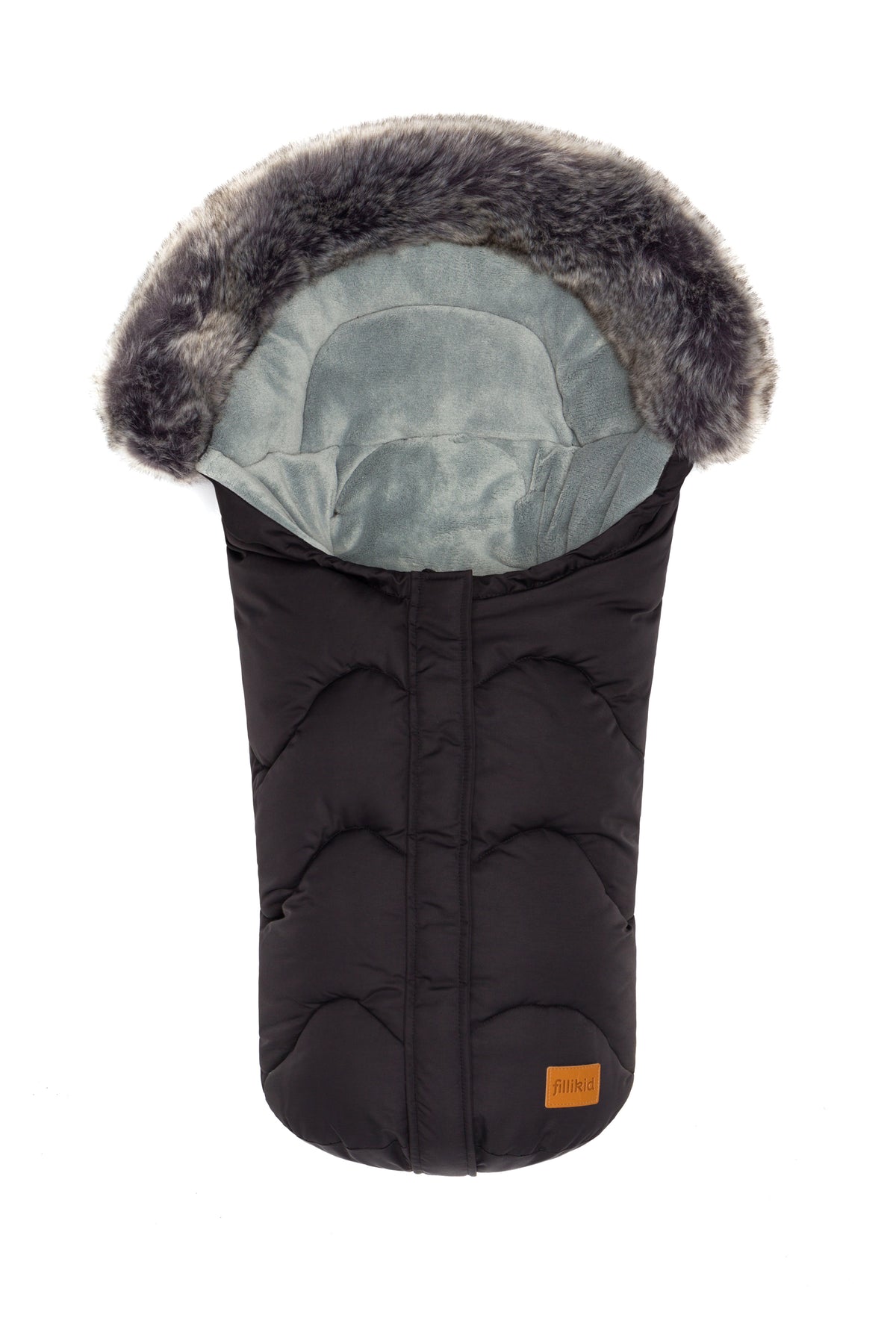 Fillikid Winterfusssack Lhotse für Wanne oder Babyschale schwarz