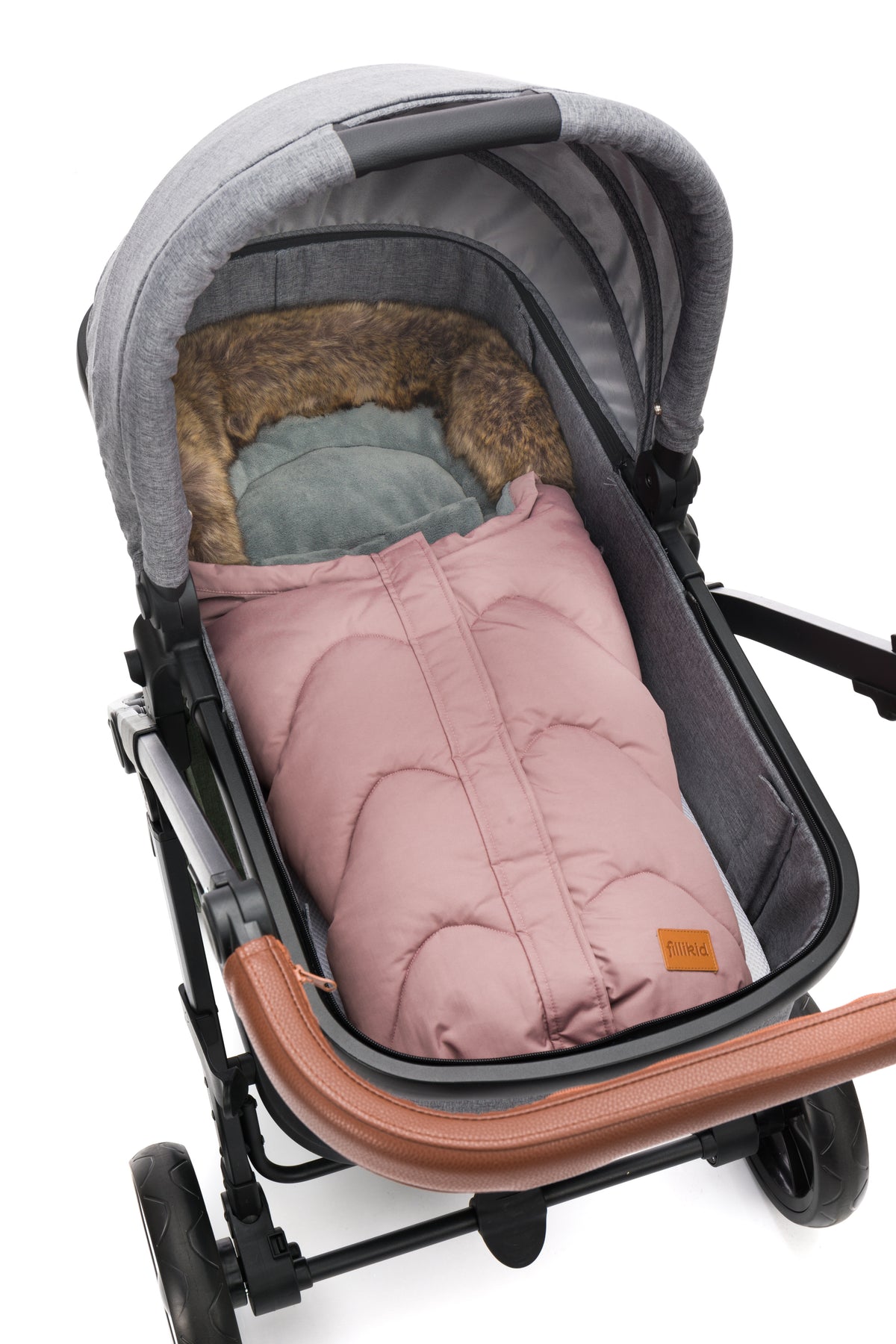 Fillikid Winterfusssack Lhotse für Wanne oder Babyschale rosé