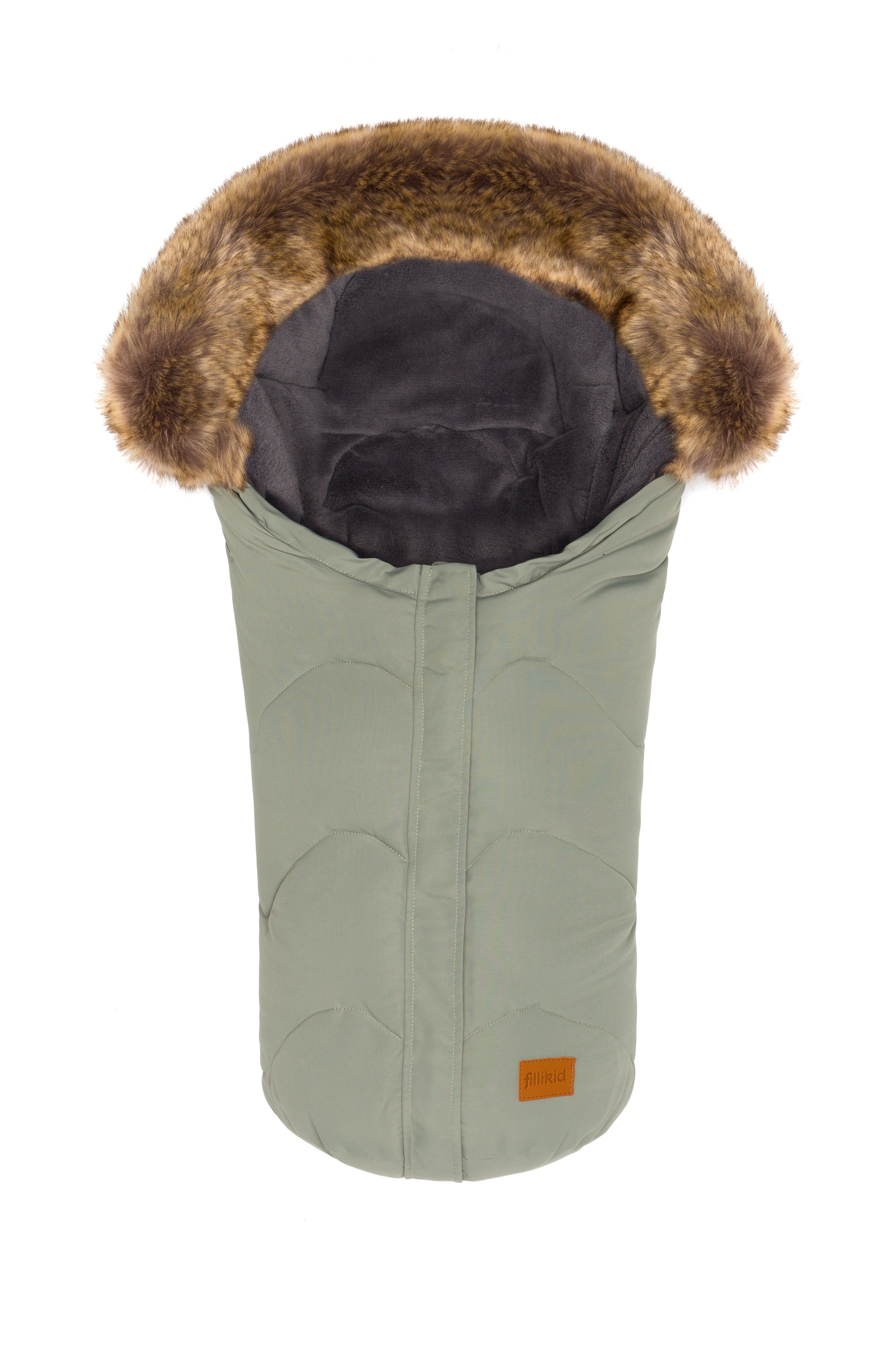 Fillikid Winterfusssack Lhotse für Wanne oder Babyschale Salbei