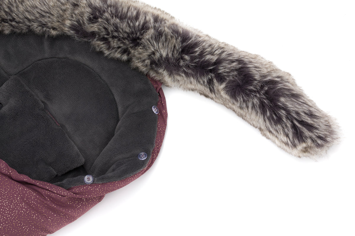 Fillikid Winterfusssack Lhotse für Wanne oder Babyschale Galaxy Berry