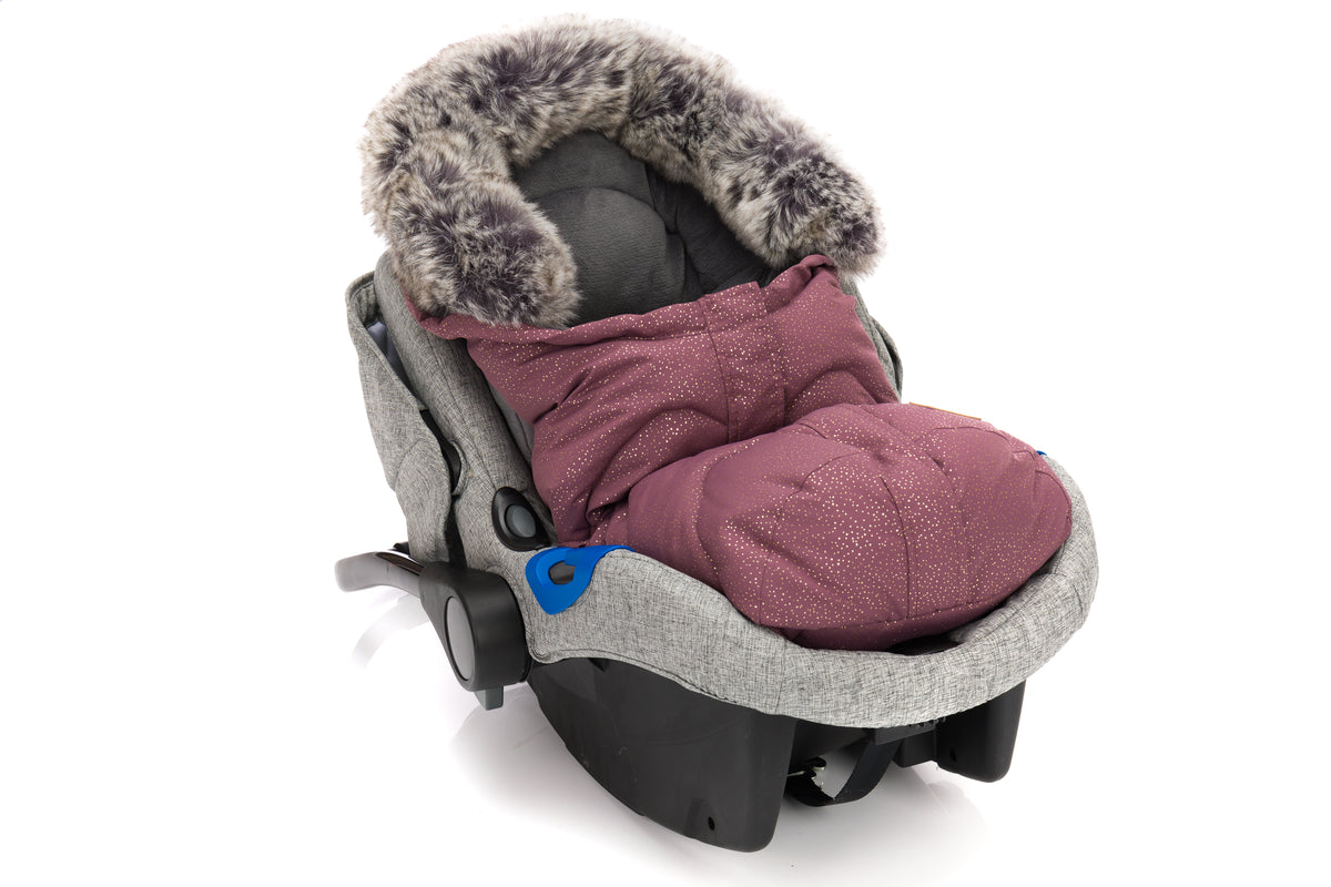 Fillikid Winterfusssack Lhotse für Wanne oder Babyschale Galaxy Berry