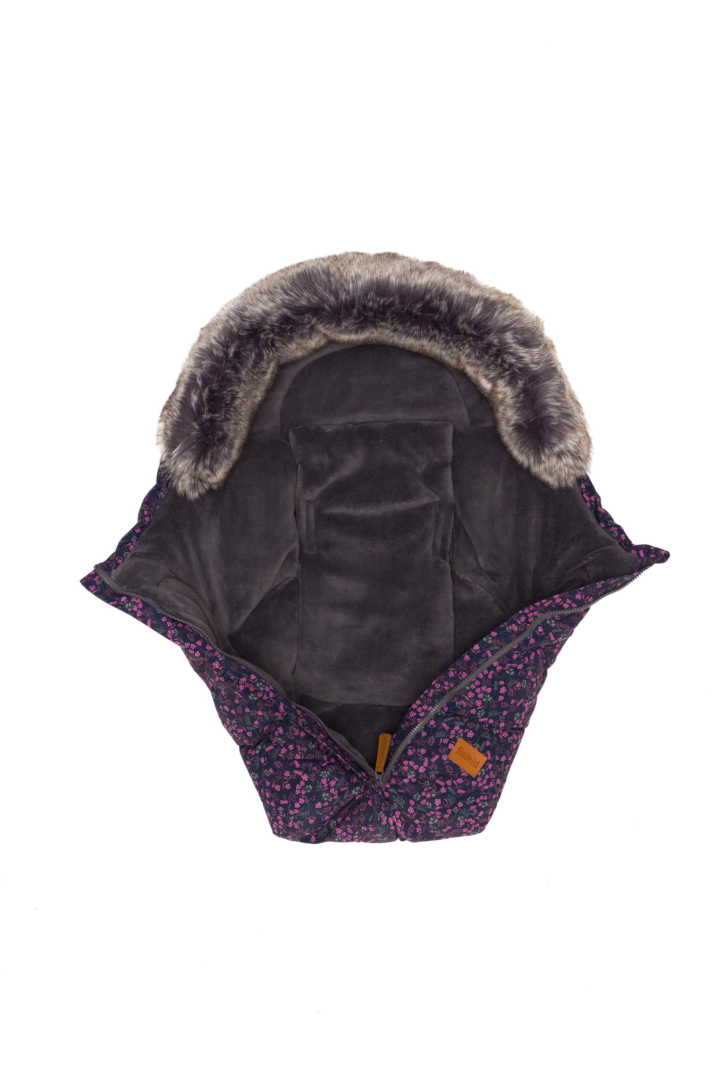 Fillikid Winterfusssack Lhotse für Wanne oder Babyschale Flowers small