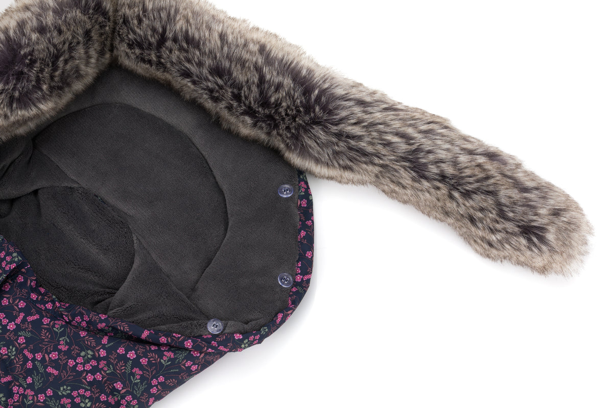 Fillikid Winterfusssack Lhotse für Wanne oder Babyschale Flowers small