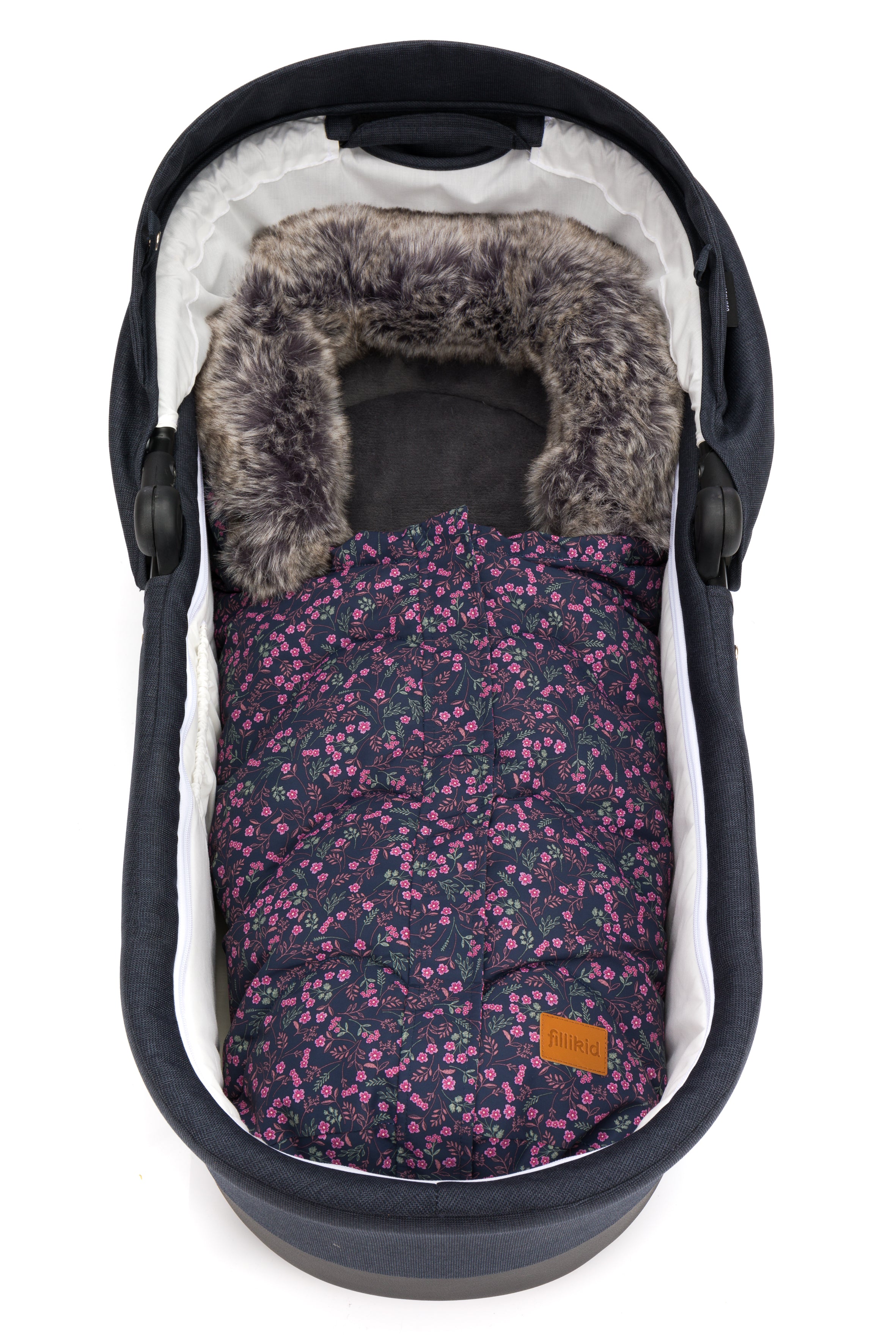 Fillikid Winterfusssack Lhotse für Wanne oder Babyschale Flowers small