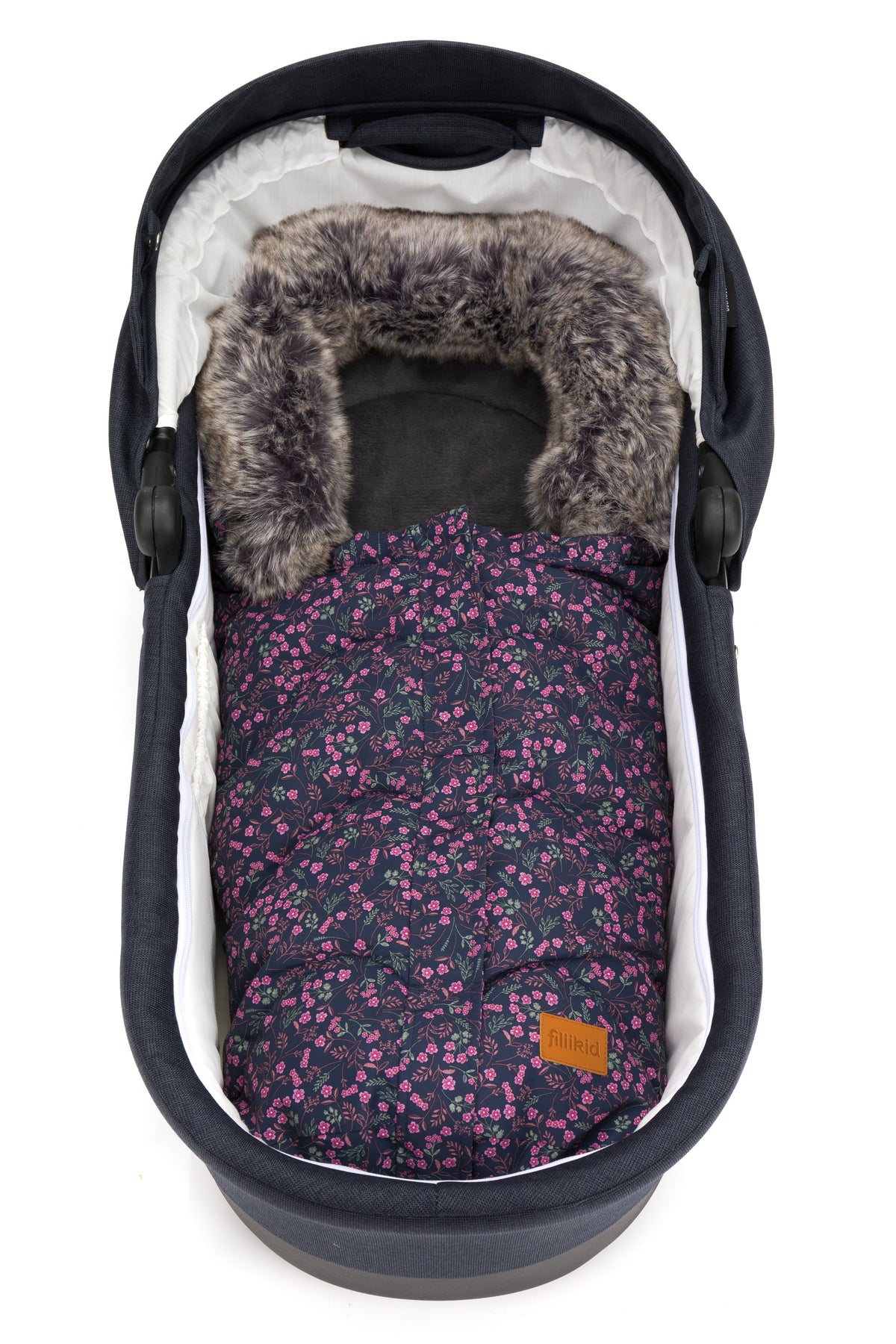 Fillikid Winterfusssack Lhotse für Wanne oder Babyschale Flowers small