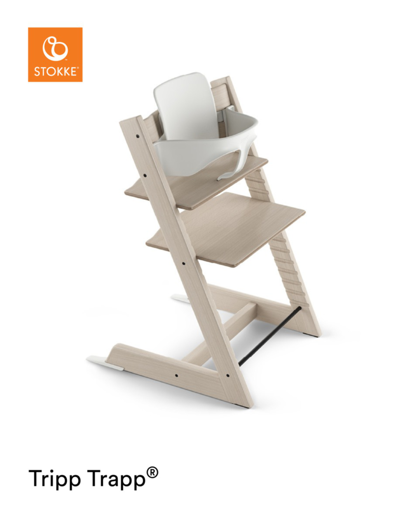 Stokke Tripp Trapp Hochstuhl mit Babyset und Kissen