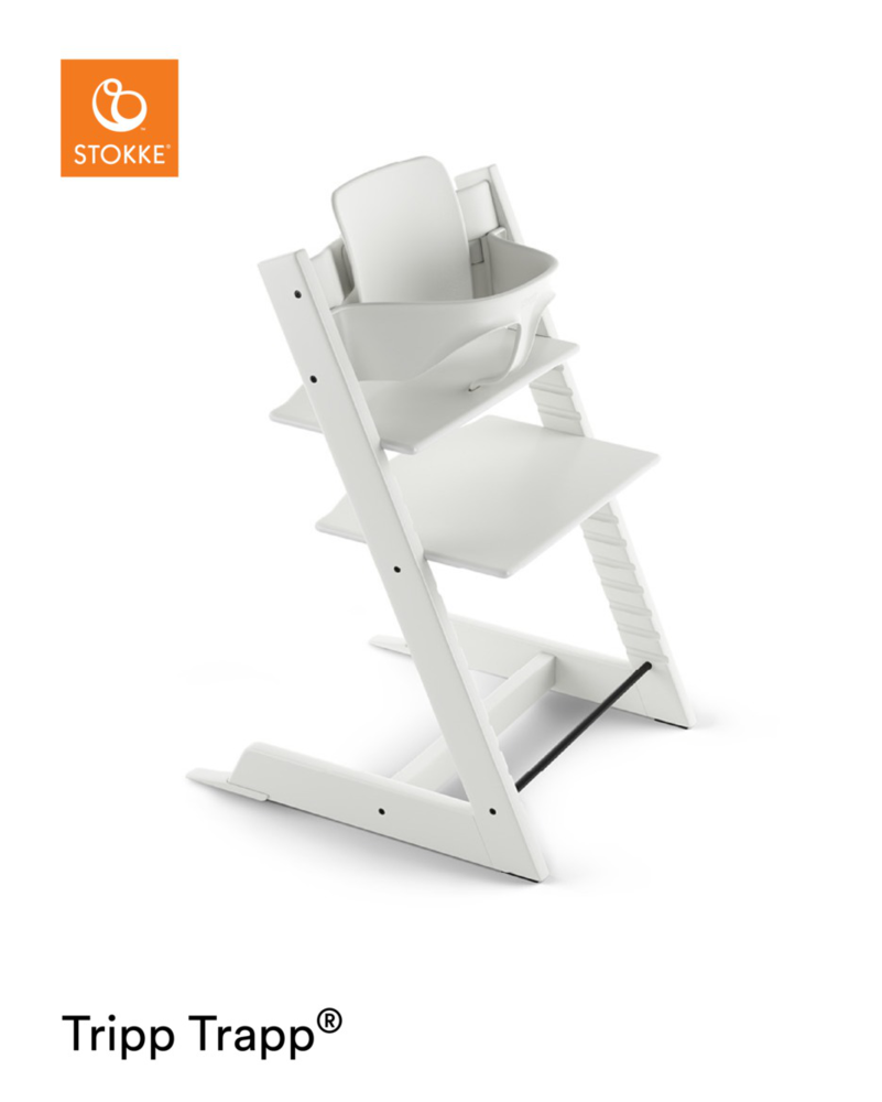 Stokke Tripp Trapp Hochstuhl mit Babyset und Kissen