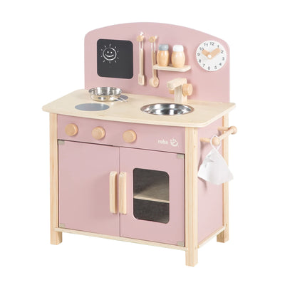 Roba Spielküche Spielküche weiss/natur/rosa