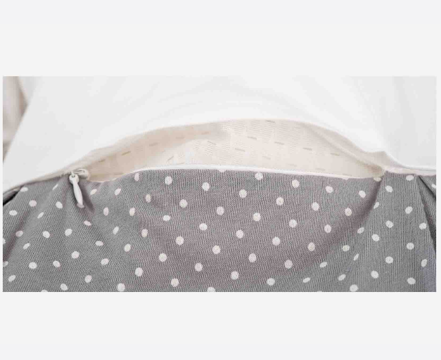 Träumeland LIEBMICH Schlafsack Pünktchen grau