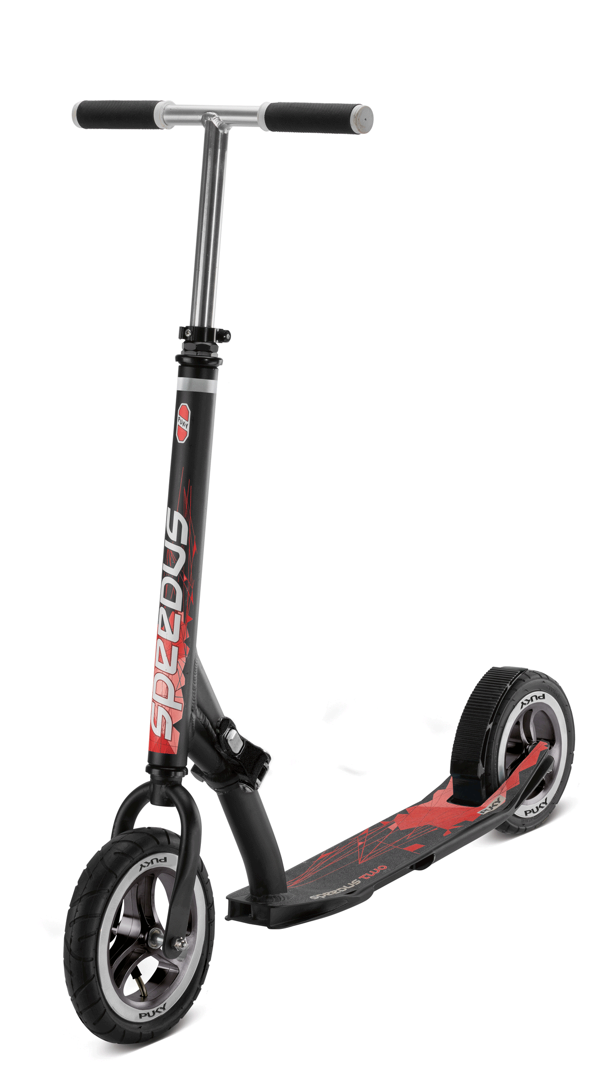 Puky Speedus Two schwarz/rot Luftbereifung