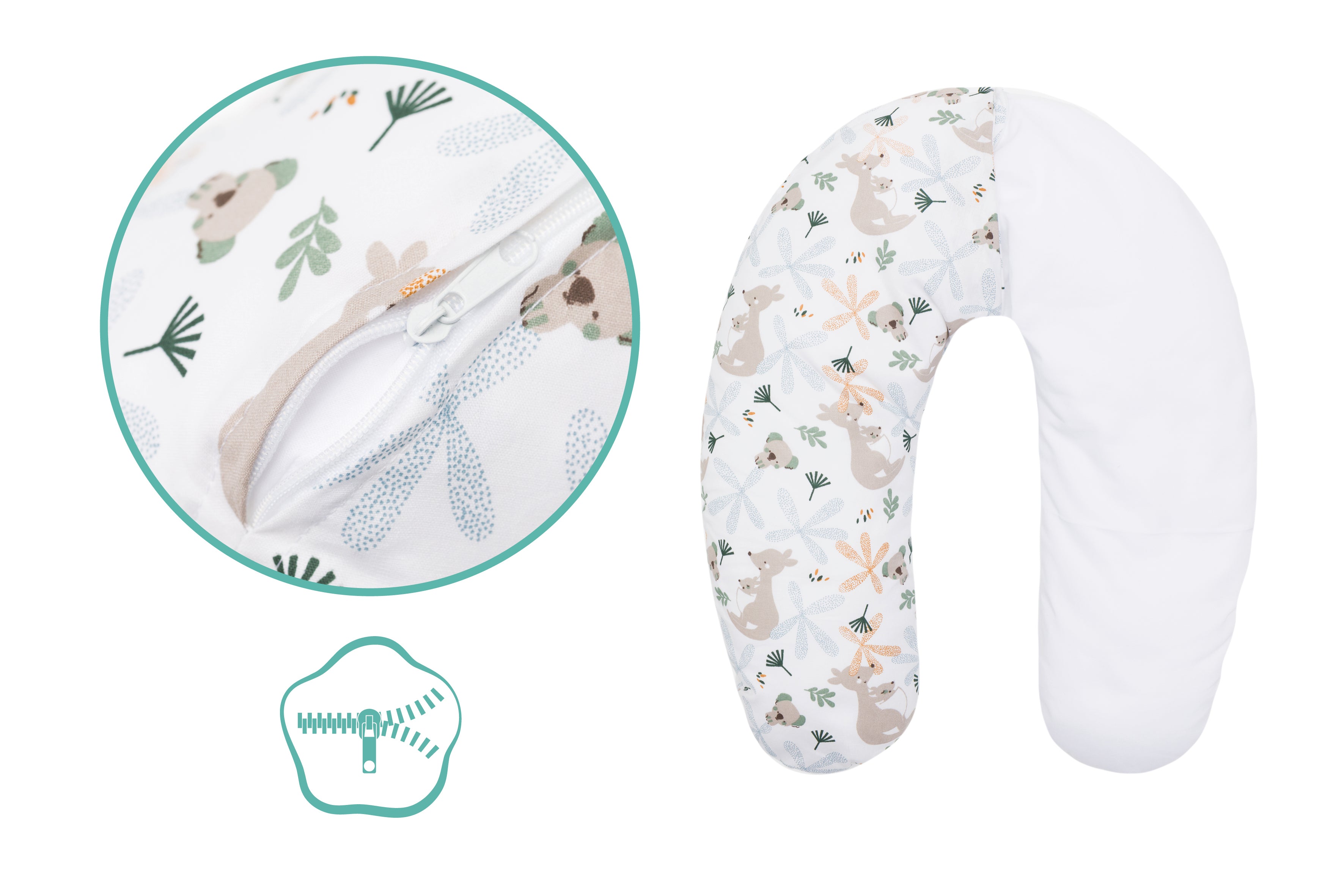 Fillikid Seitenlagerungskissen Luxe Kangaroo