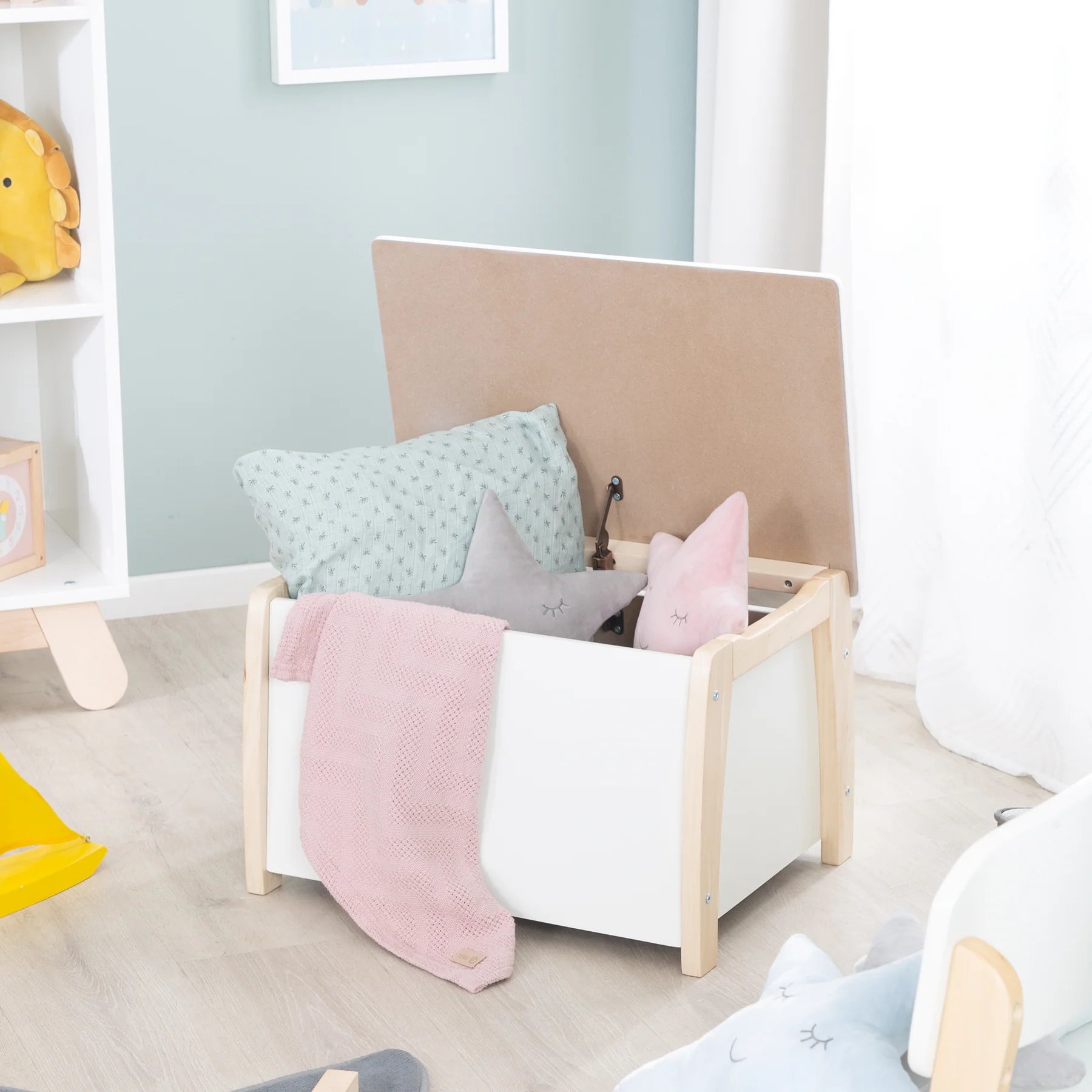 Roba Kinder- & Spielzeugtruhe aus Massivholz