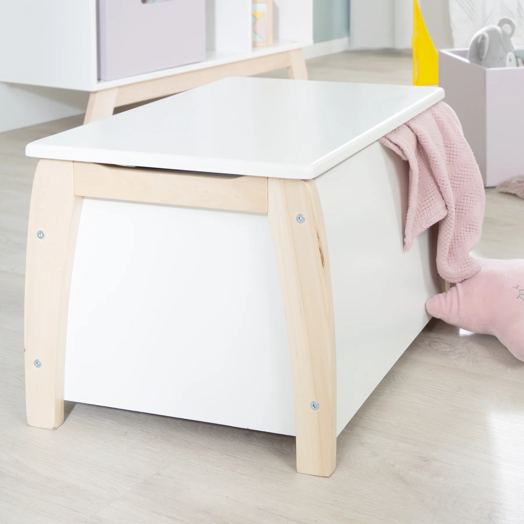 Roba Kinder- & Spielzeugtruhe aus Massivholz