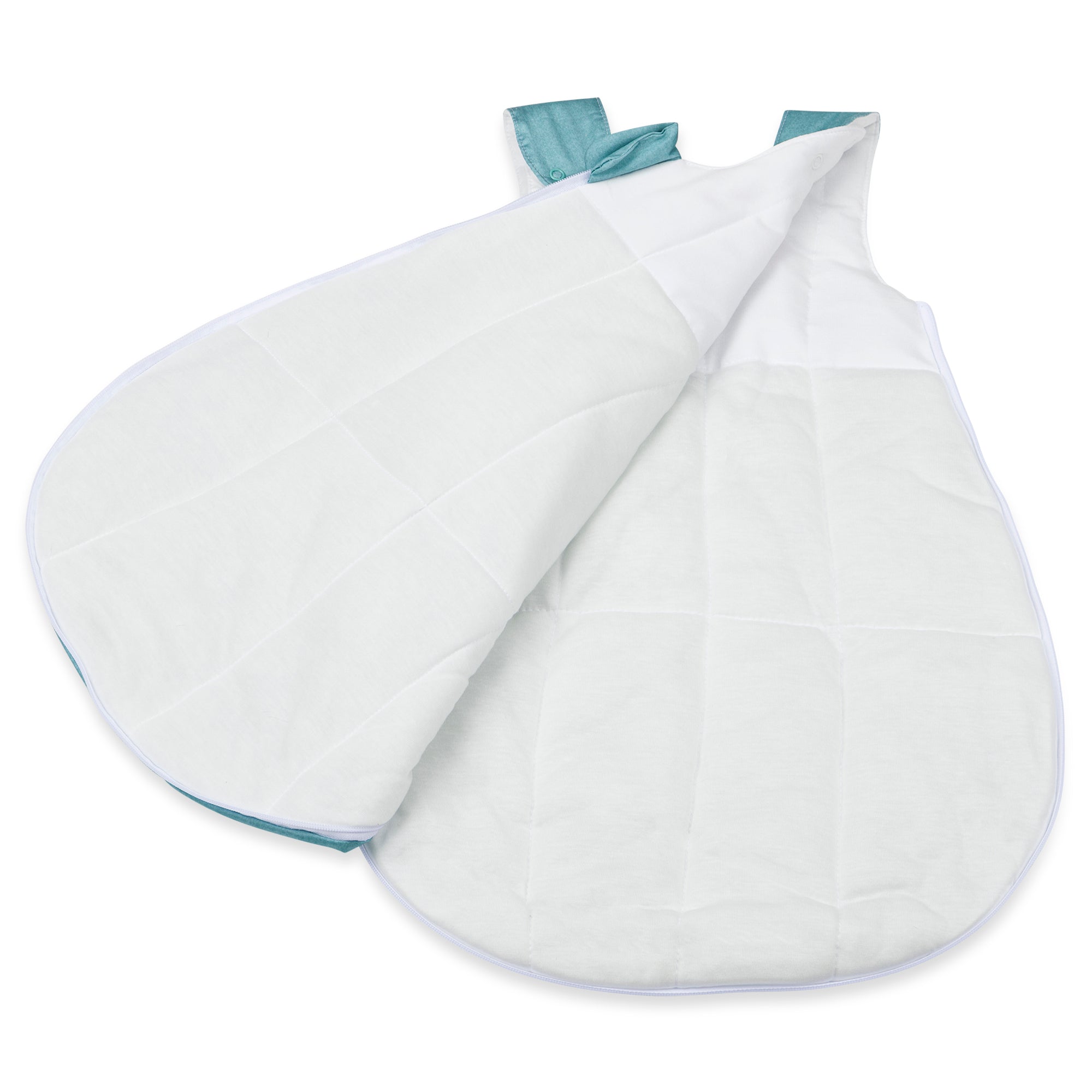 Kuli Muli Ganzjahresschlafsack Lyocell Jersey Dusty Türkis