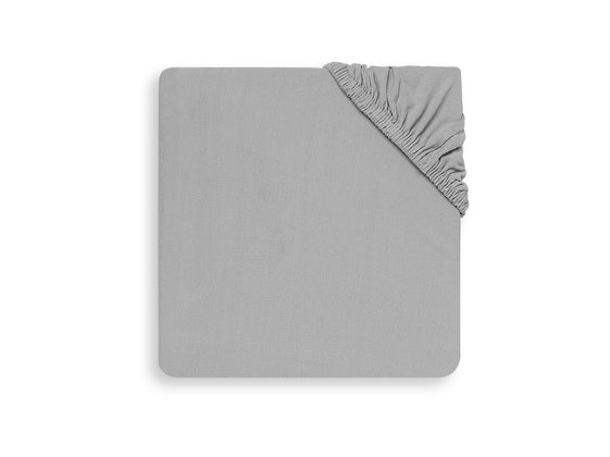 Jollein Spannbettlaken Wiege Jersey 40/50x80/90 cm- Soft Grey