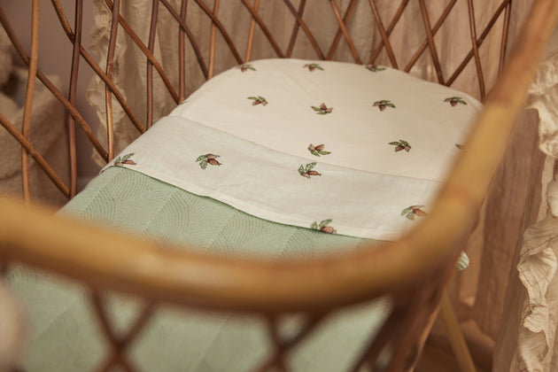 Jollein Spannbettlaken Jersey 40/50 x 80/90cm Rosehip